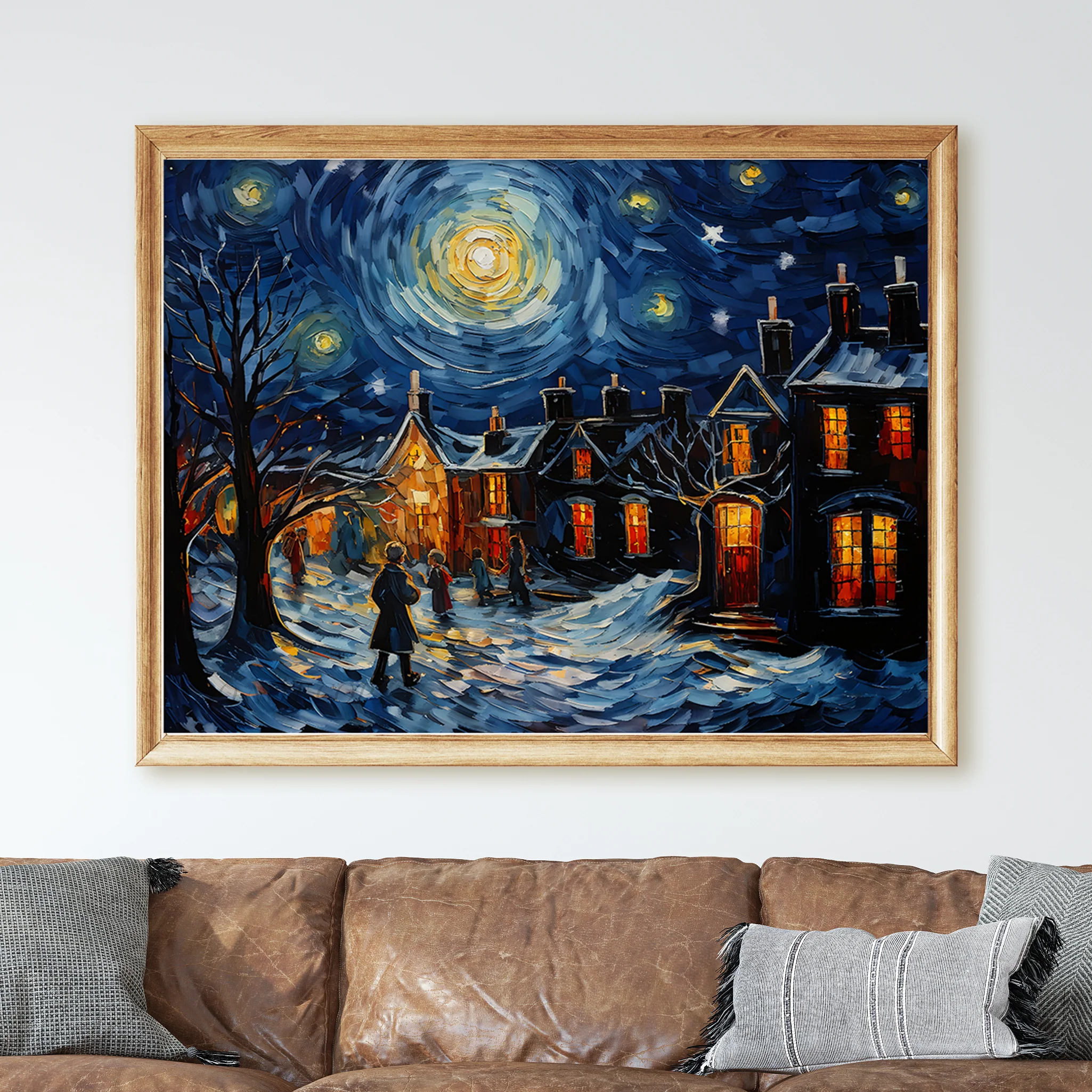 A Christmas Carol as Van Gogh Starry Night - Image 2