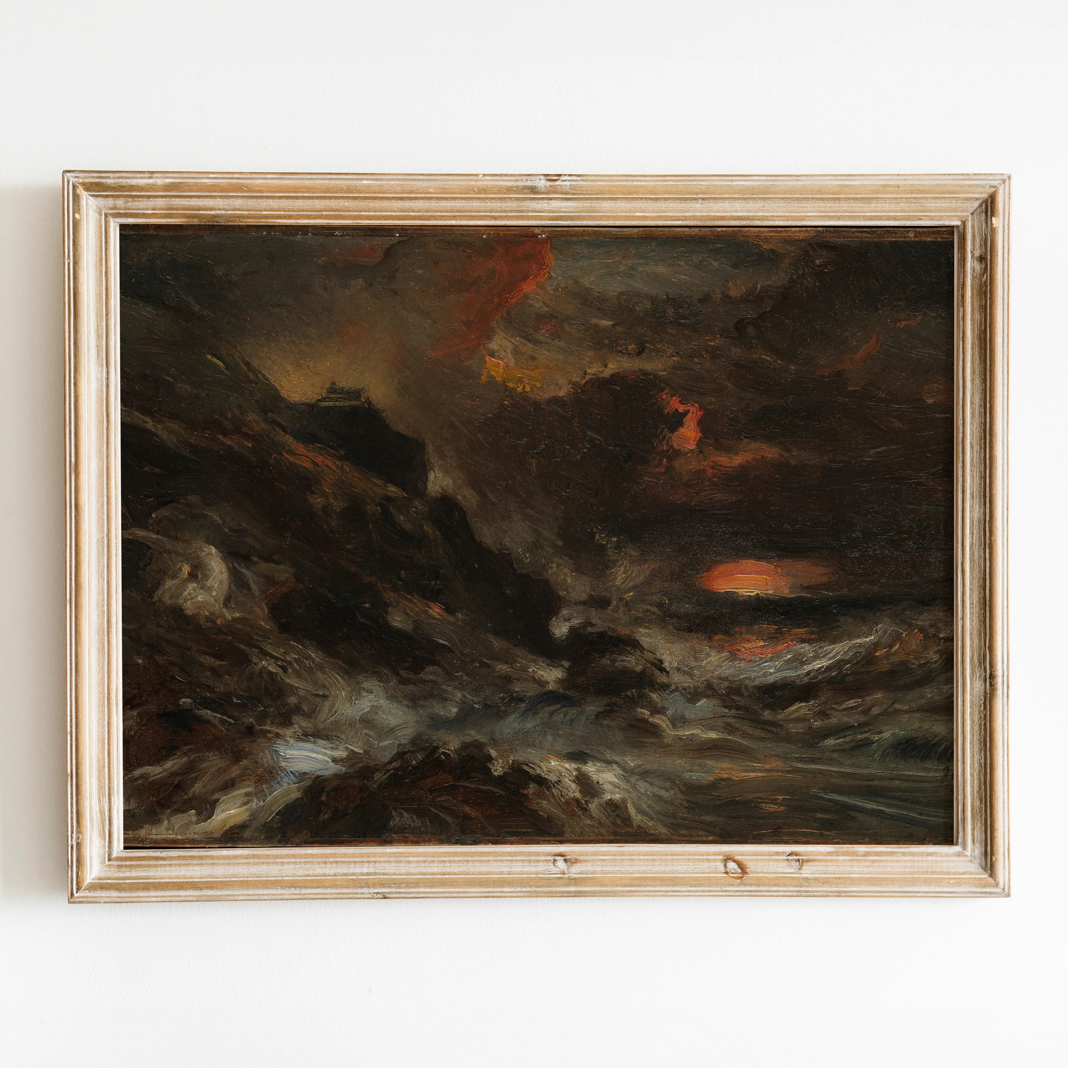 A Storm off the Normandy Coast by Eugène Isabey