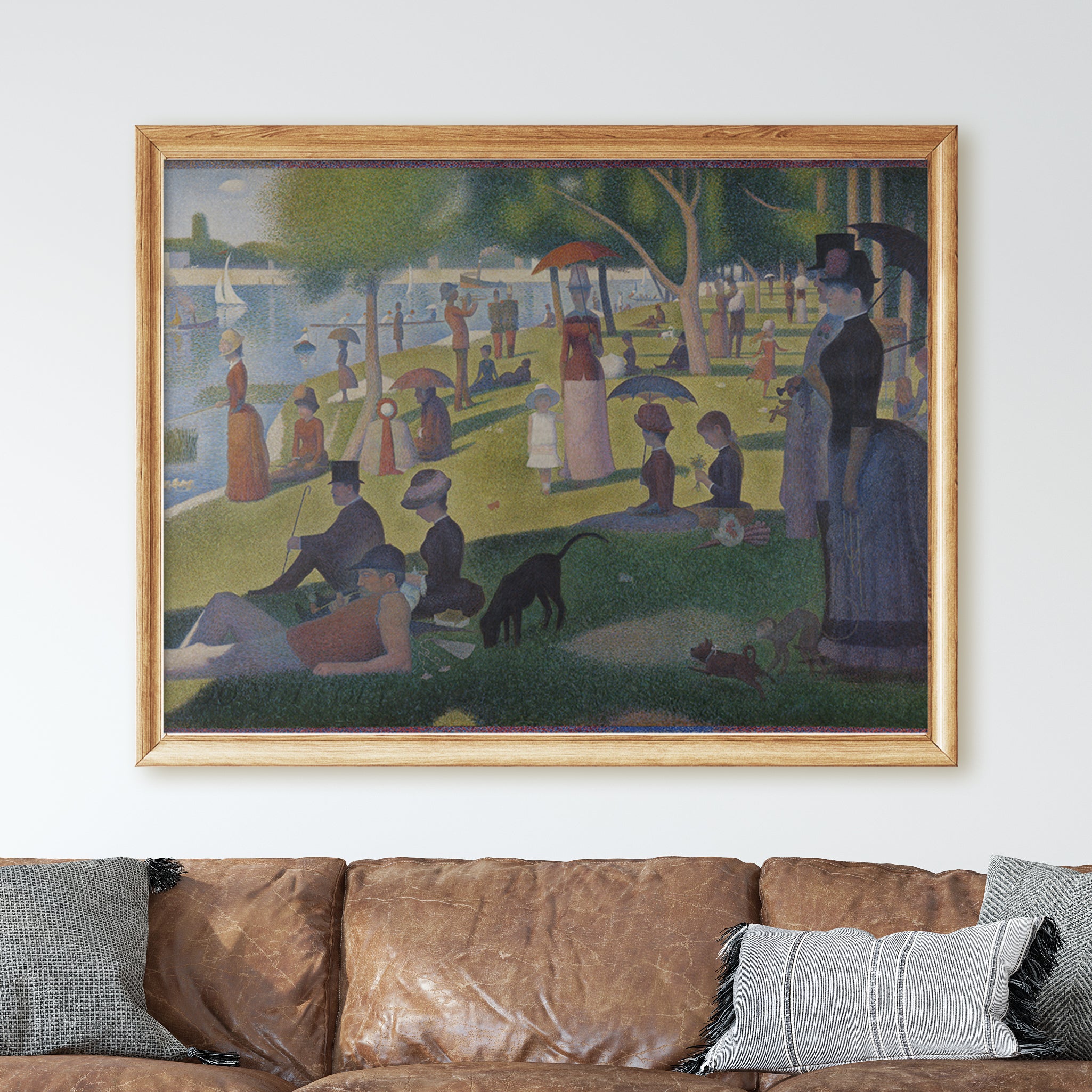 A Sunday Afternoon on the Island of La Grande Jatte (1884-1886) by Georges Seurat - Image 2
