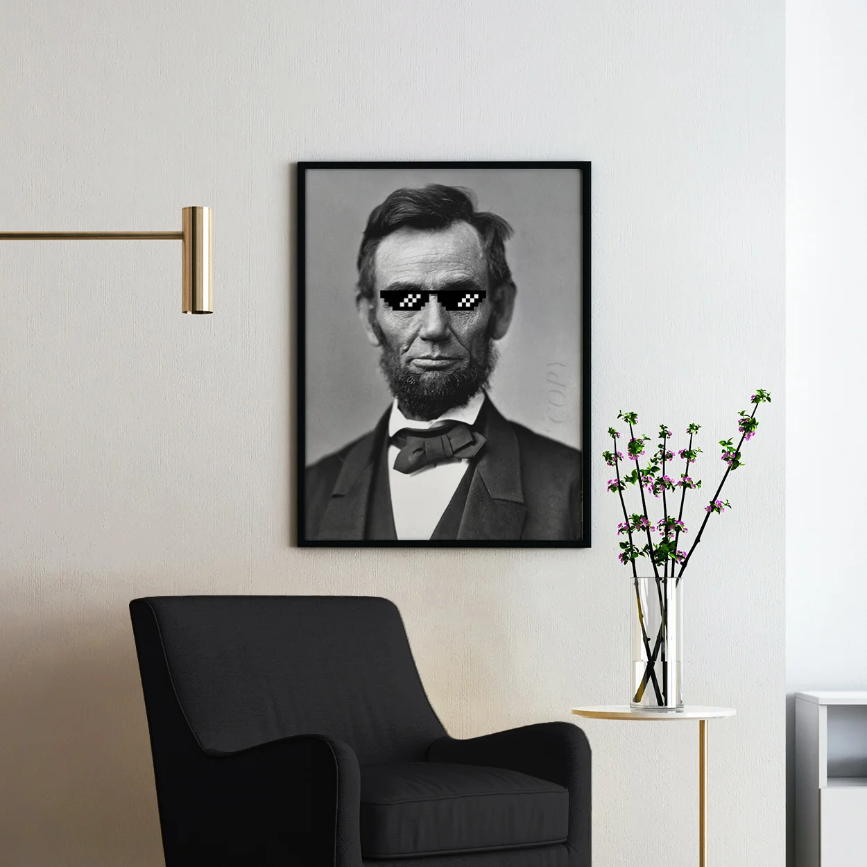 Abraham Lincoln Thug Life Sunglasses - Image 2