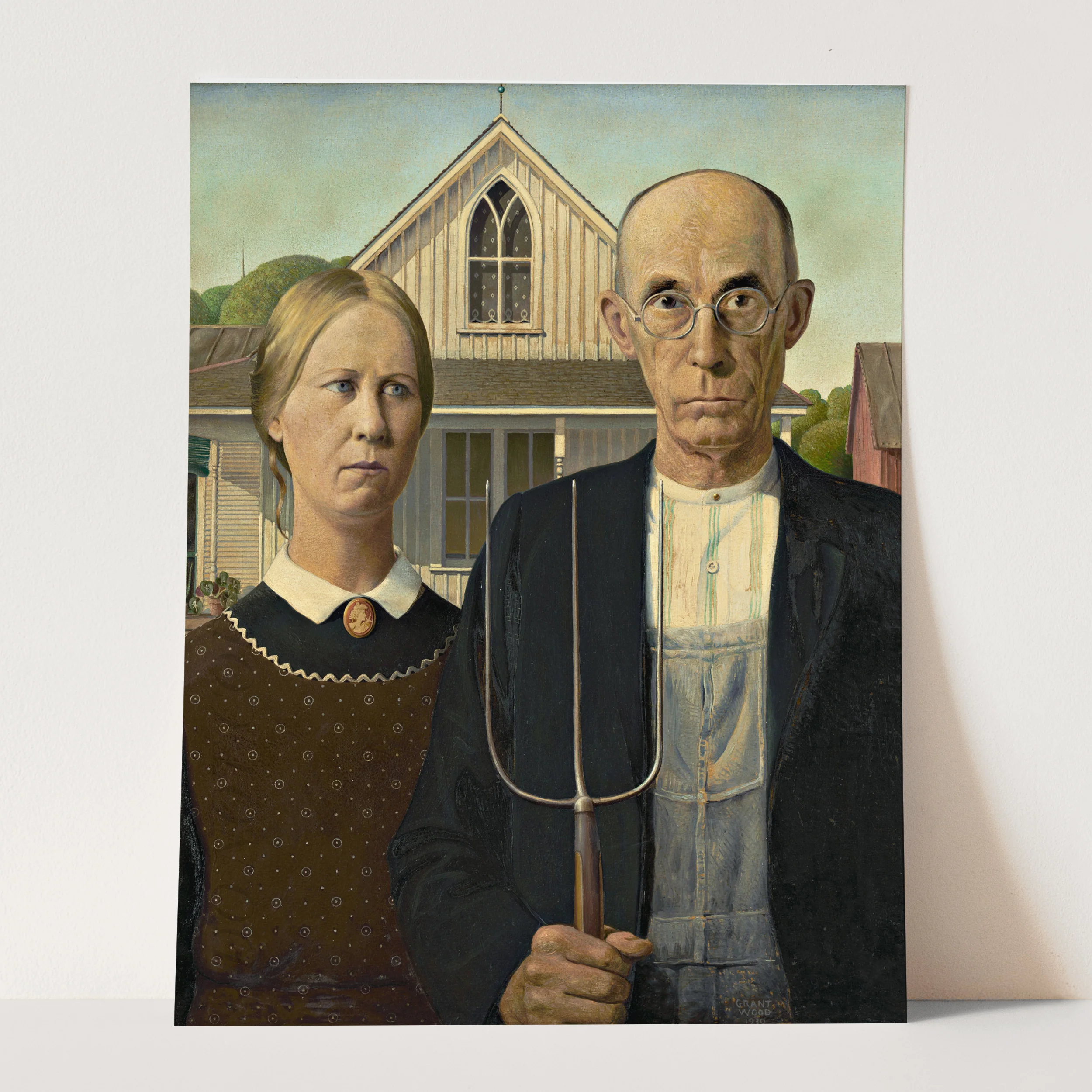 American Gothic by Grant Wood - Image 3