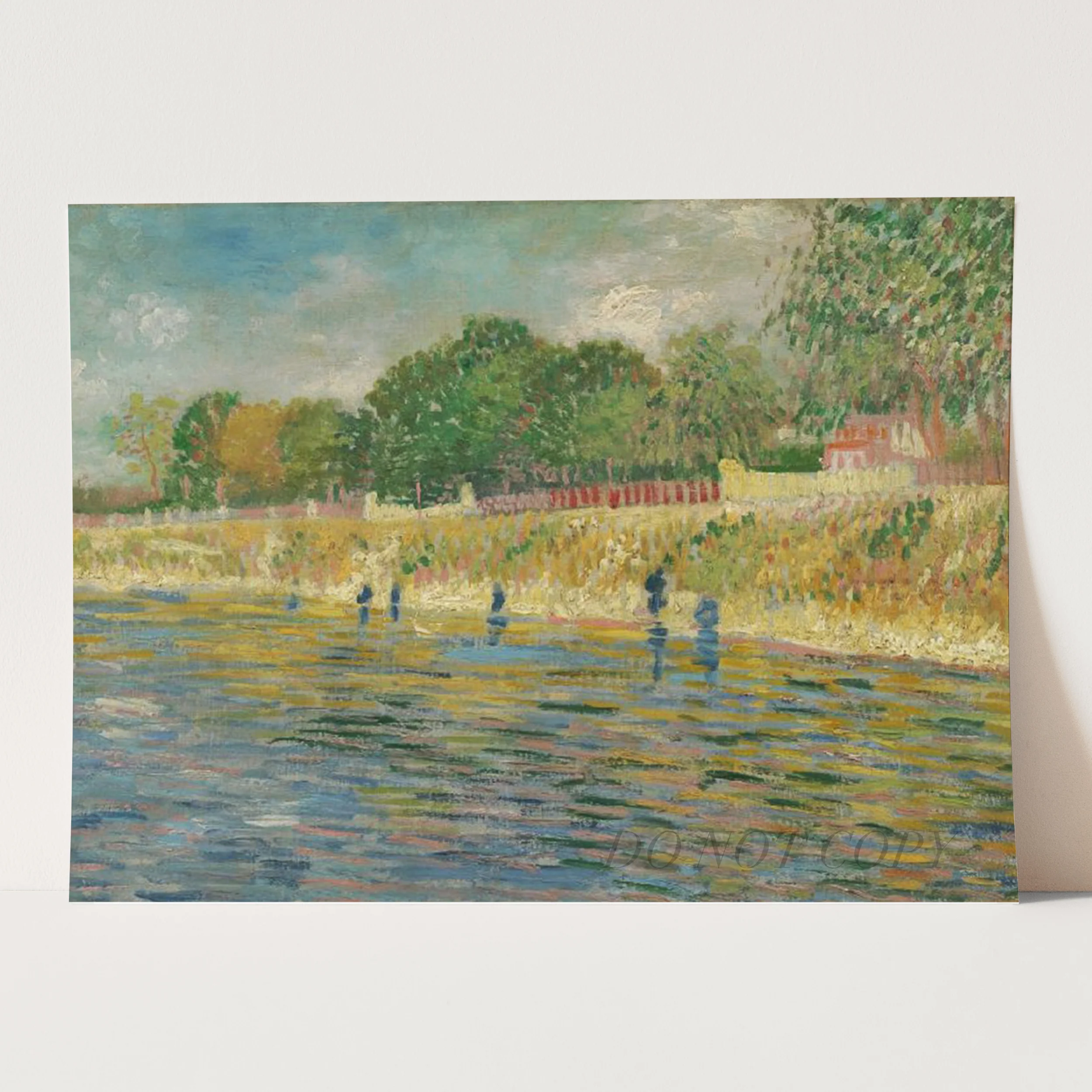 Bank of the Seine (1887) by Van Gogh - Image 3