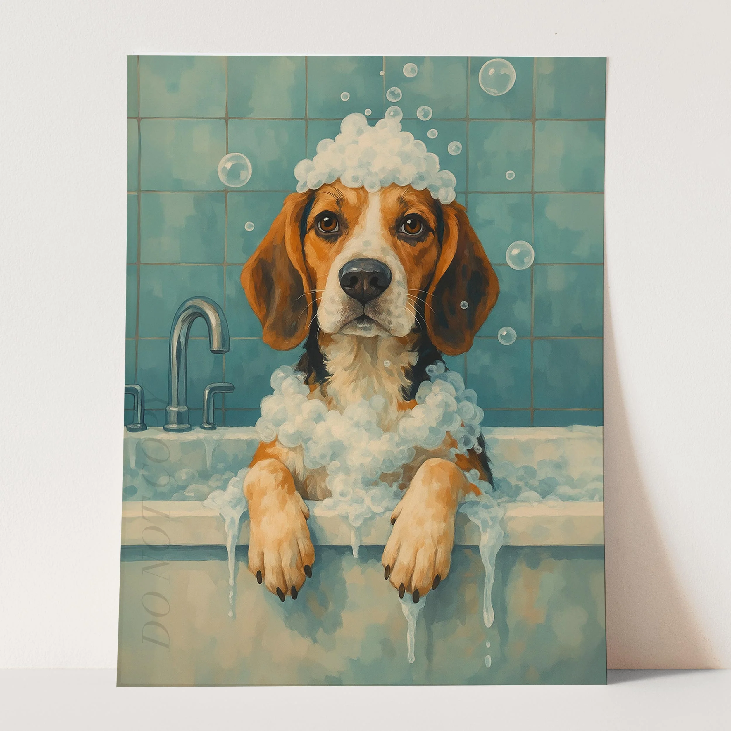 Beagle Dog Bathtub Bubble Bath - Image 3