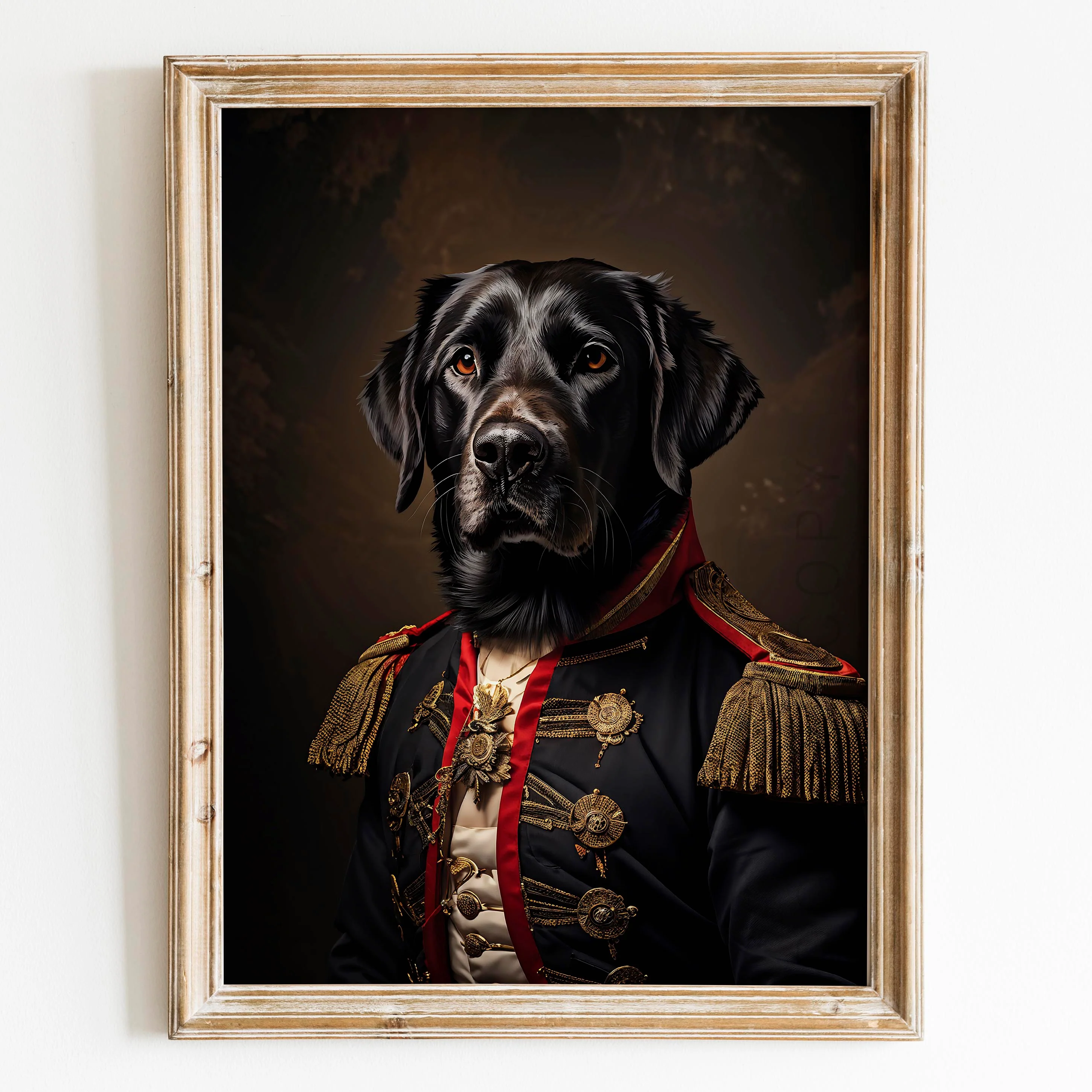 Black Labrador Aristocrat Portrait - Image 2
