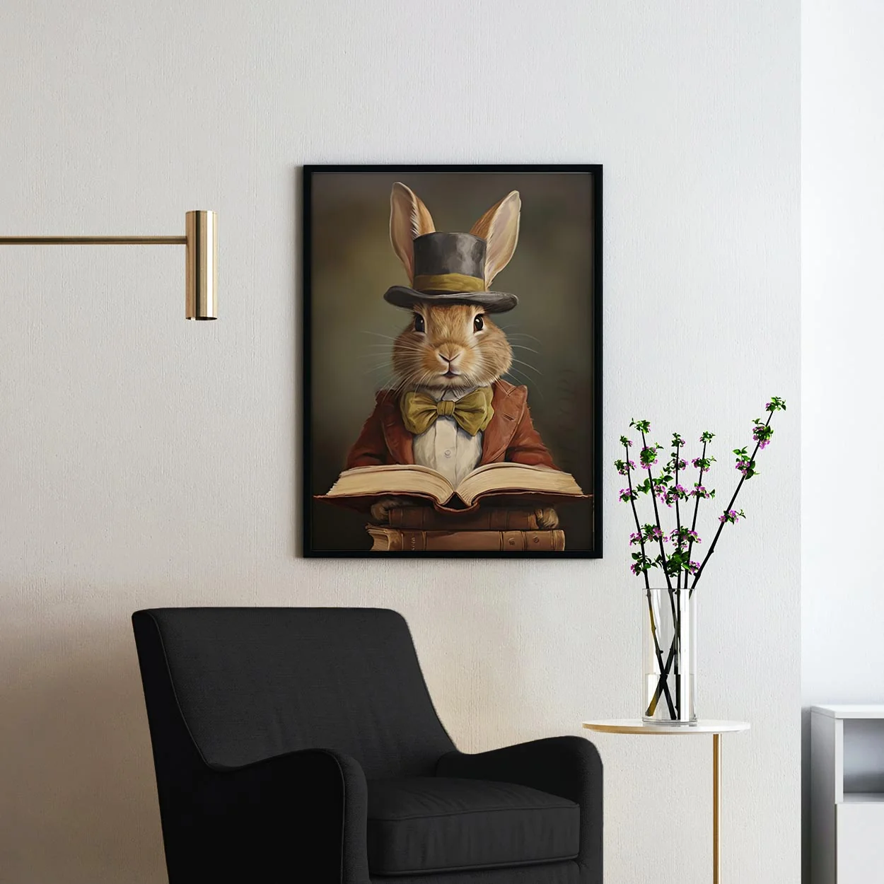 Bunny Rabbit Reading Books - Image 2