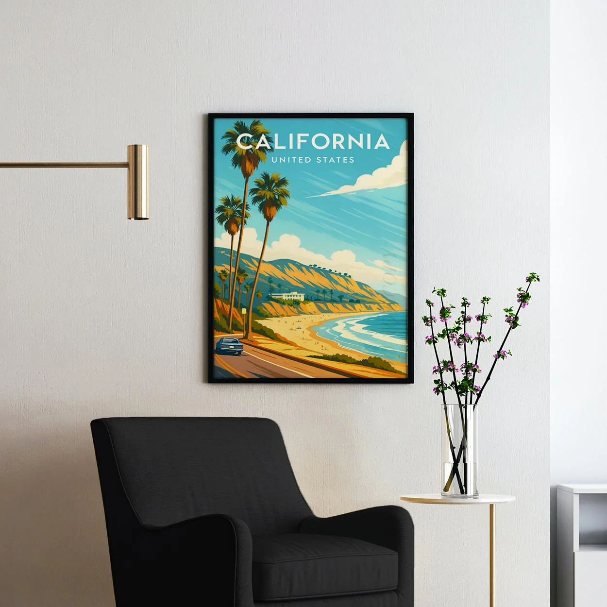 California Vintage Travel Poster - Image 2