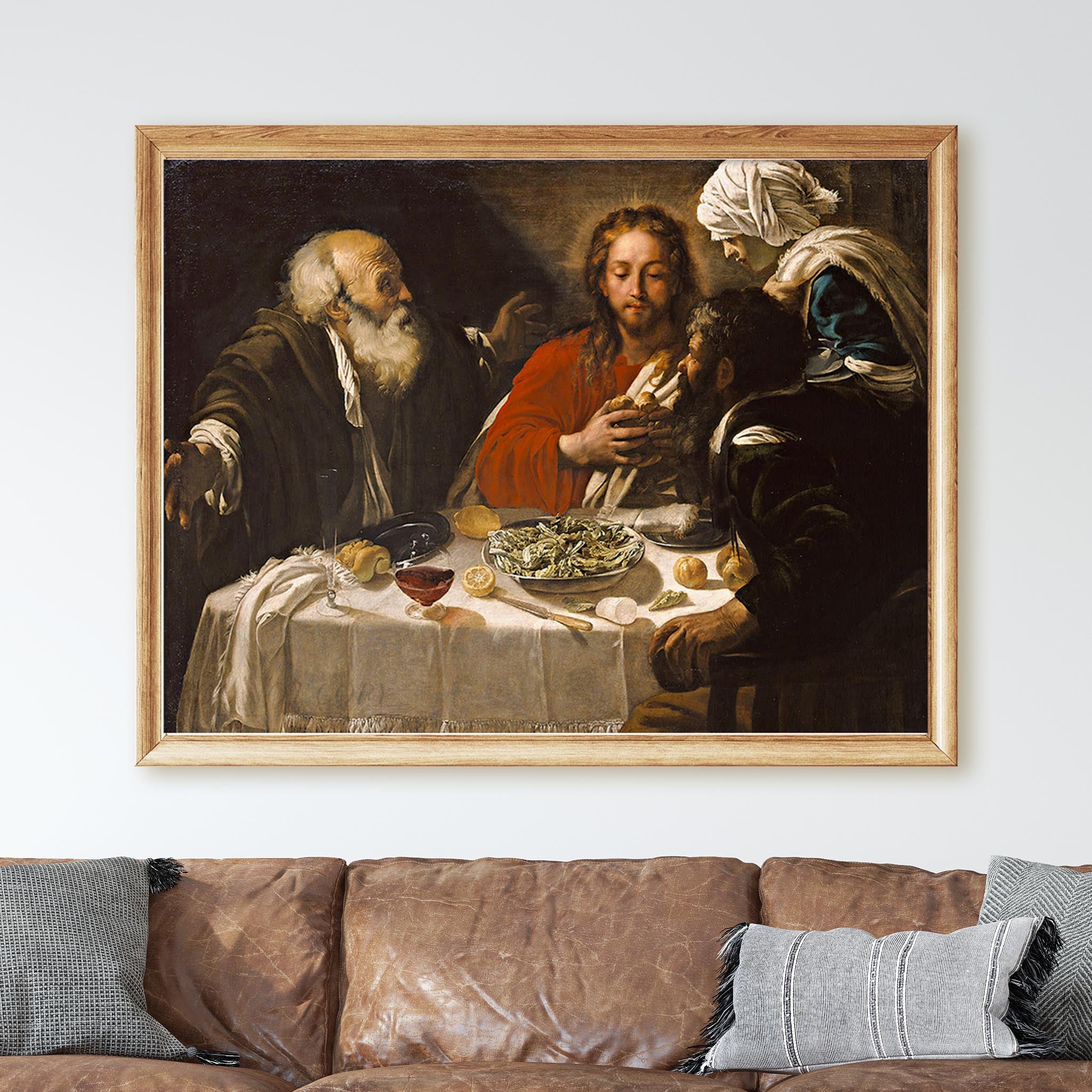 Christ And The Disciples In Emmaus by Caravaggio - Image 2