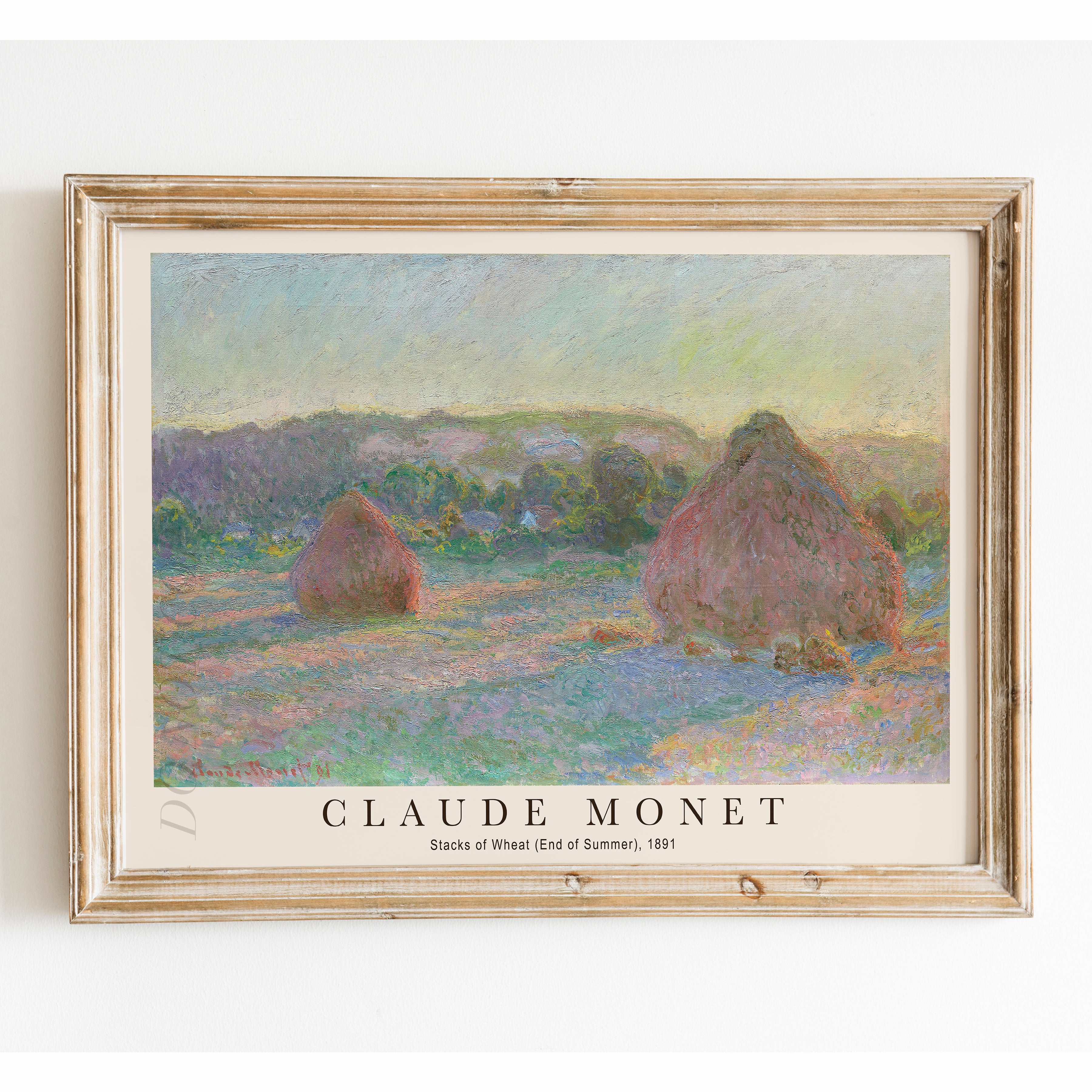 Claude Monet - Stacks of Wheat (End of Summer)