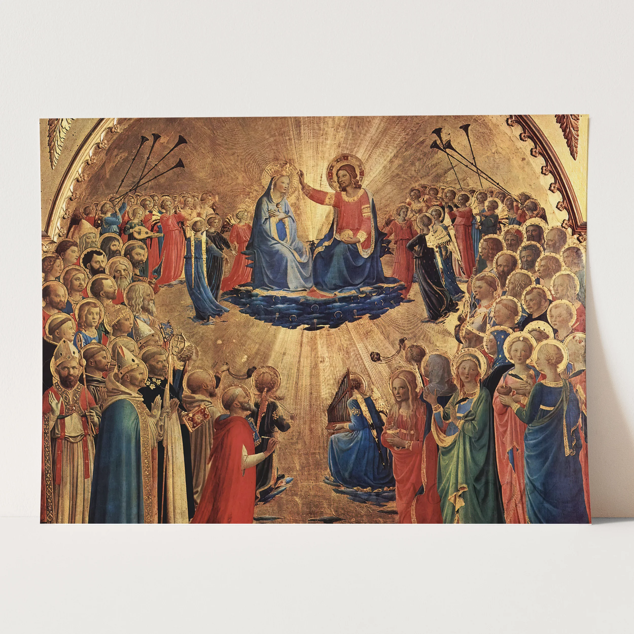 Coronation of the Virgin by Fra Angelico - Image 3