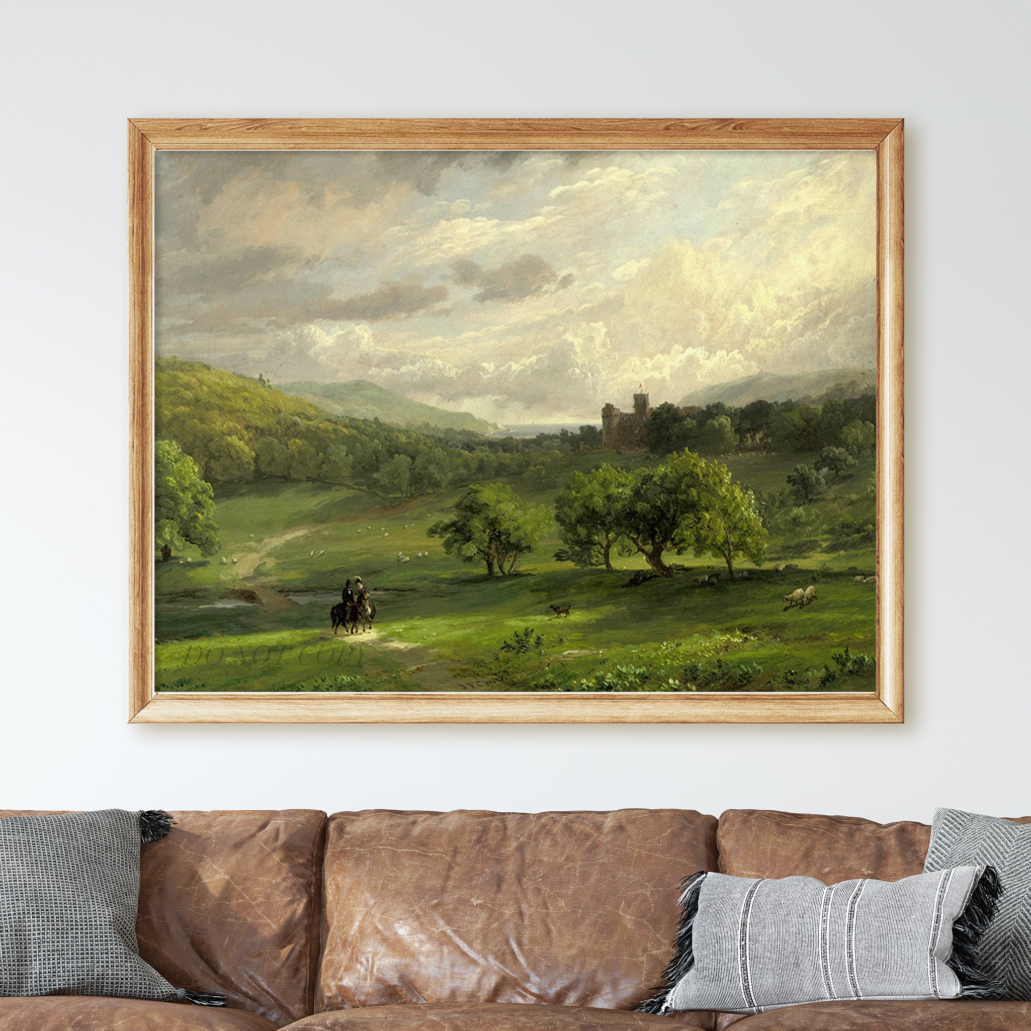 Couple Riding Horses in England - Image 2