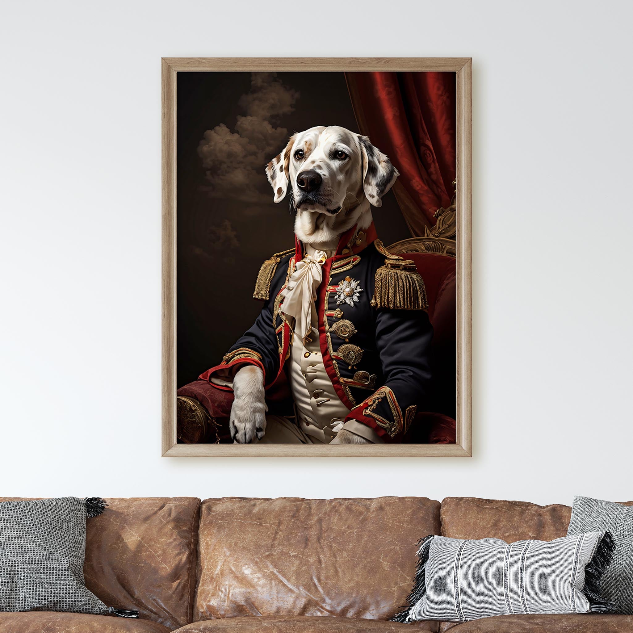 Dalmatian Dog Aristocrat Portrait - Image 3