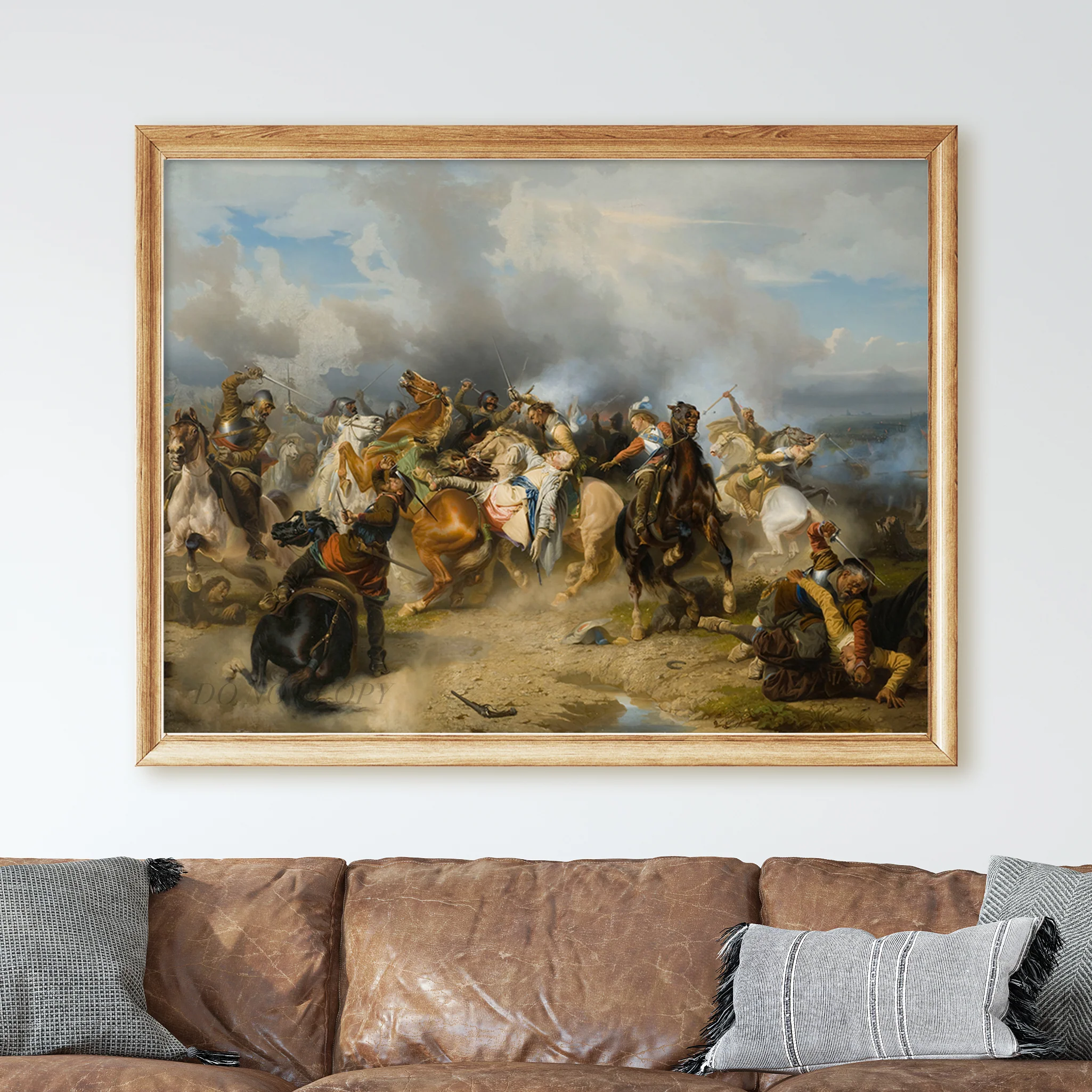 Death of King Gustav II Adolf of Sweden at the Battle of Lutzen by Carl Wahlboml - Image 2
