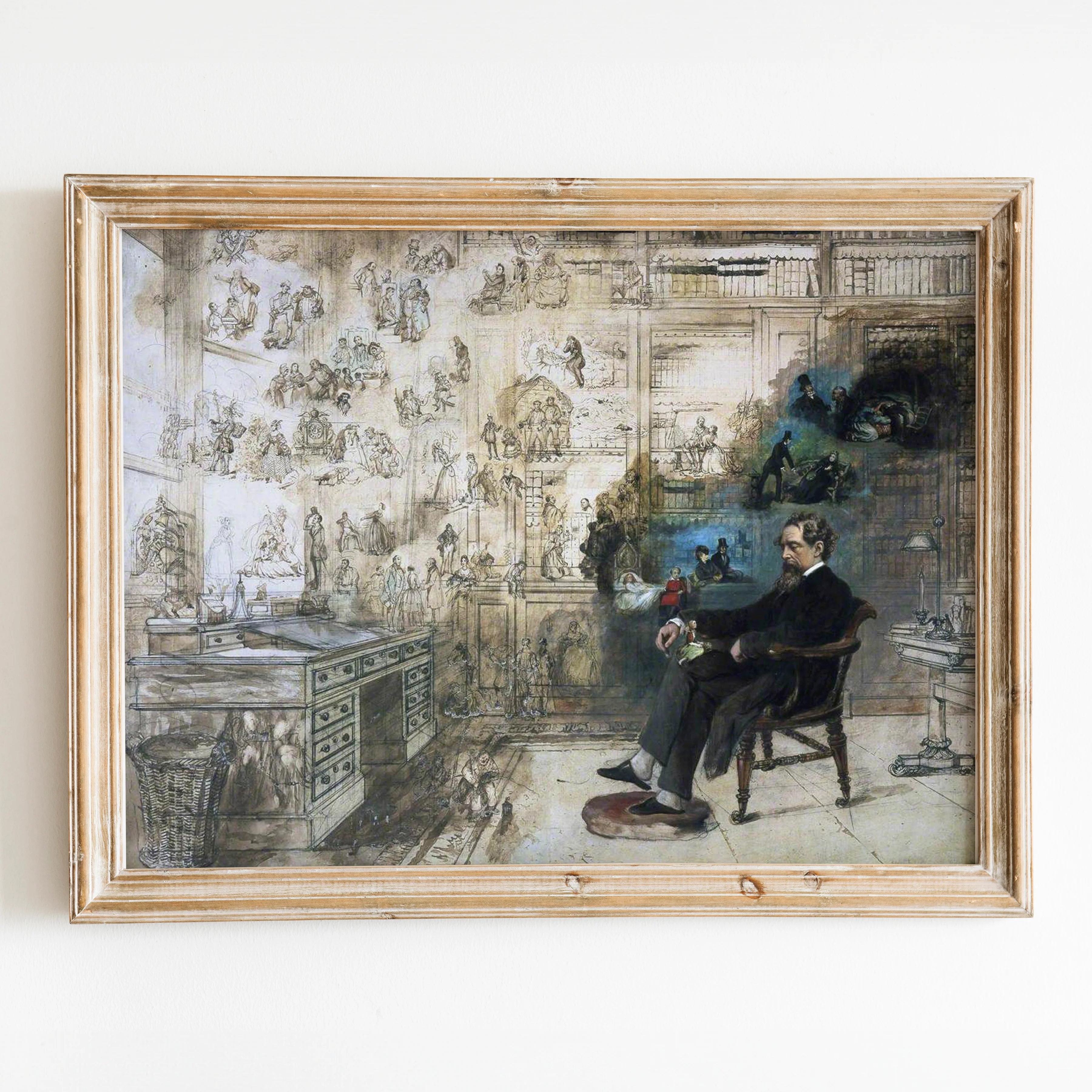 Dickens's Dream (1875) by Robert William Buss