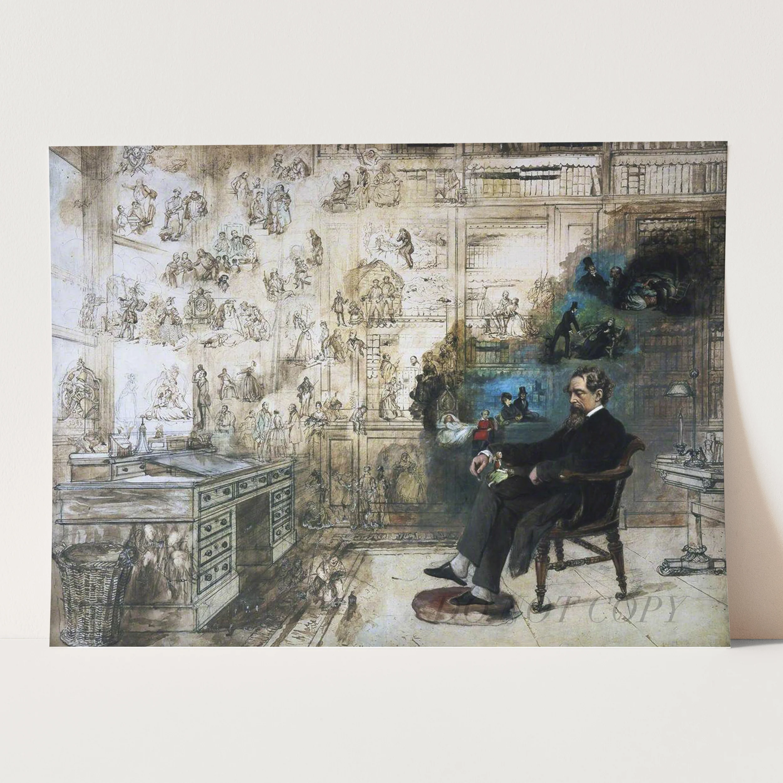 Dickens's Dream (1875) by Robert William Buss - Image 3