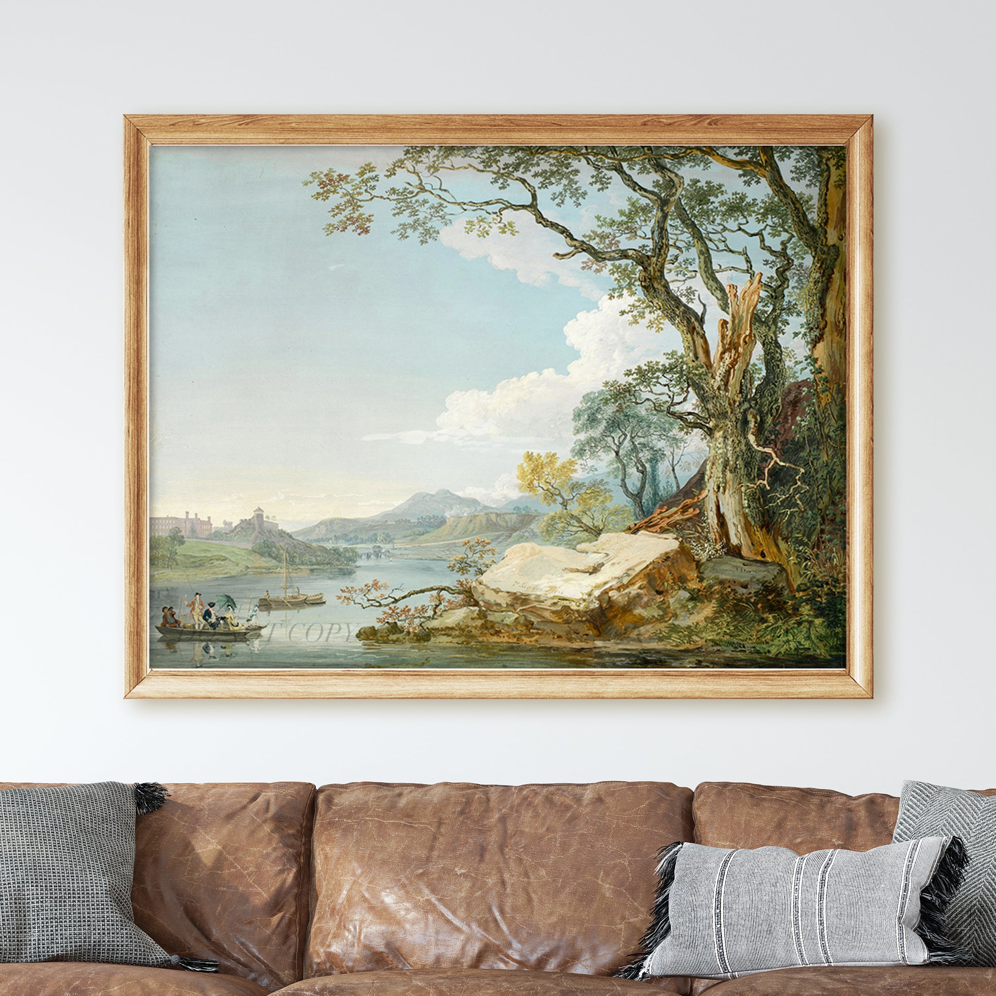 Drinking on a River Boat Landscape - Image 2