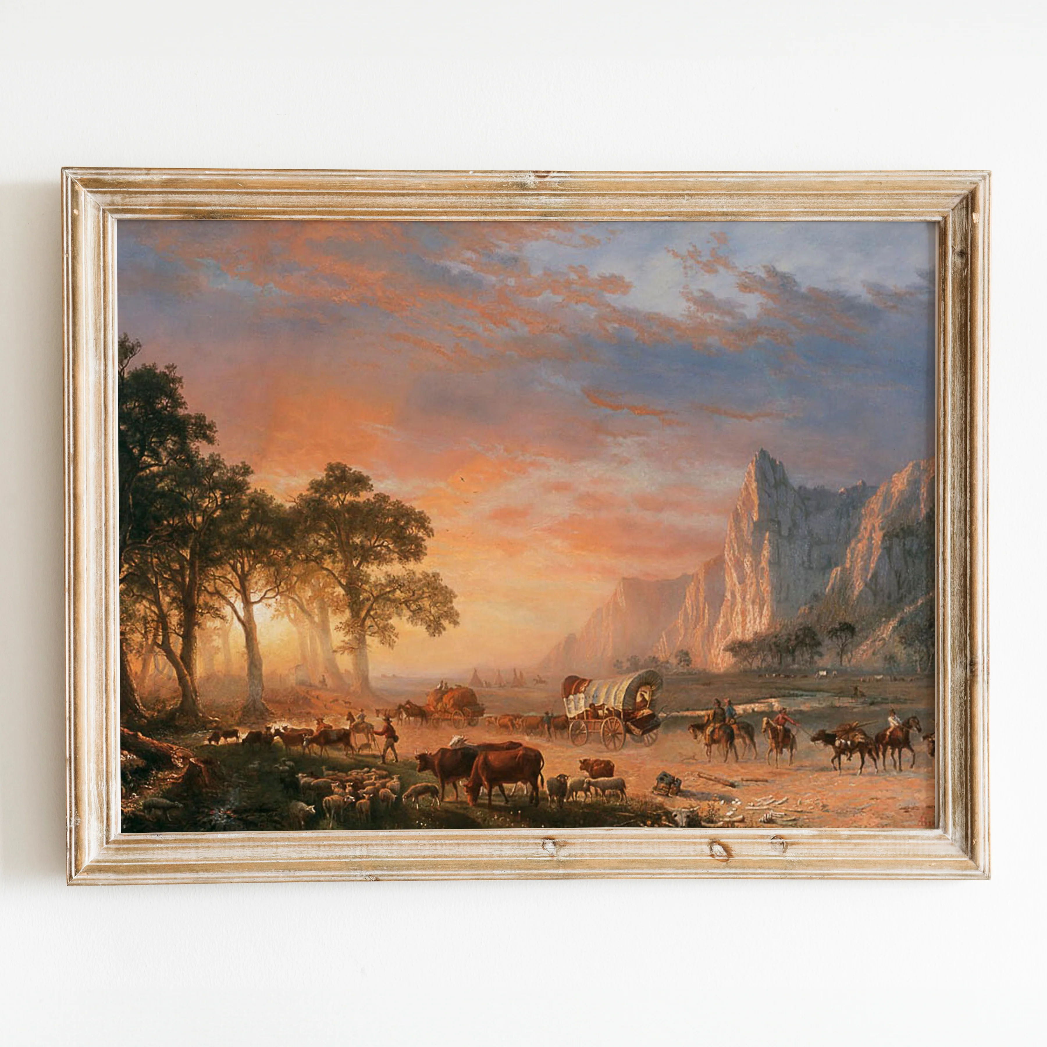 Emigrants Crossing the Plains (1869) by Albert Bierstadt