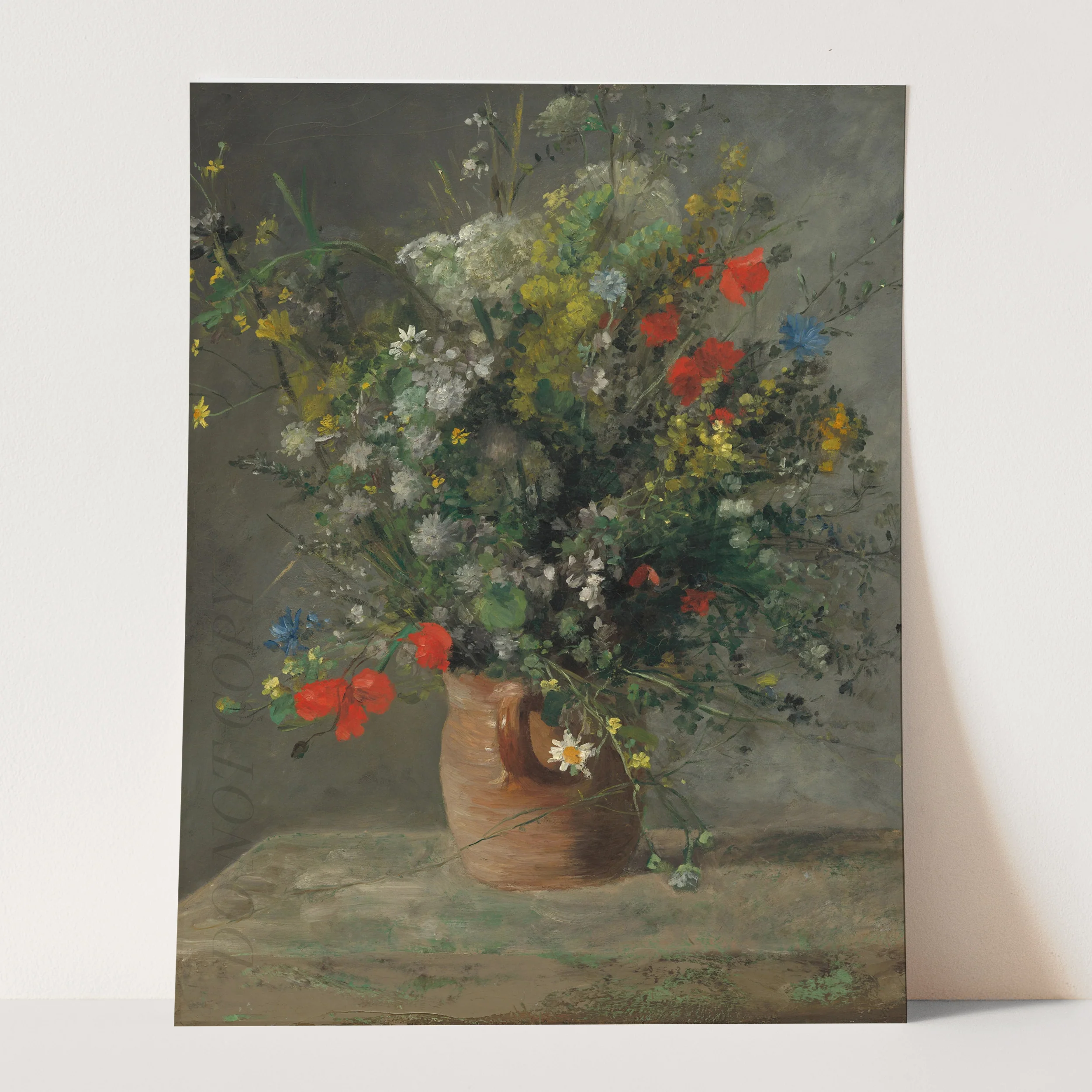 Flowers in a Vase (1866) by Renoir - Image 3