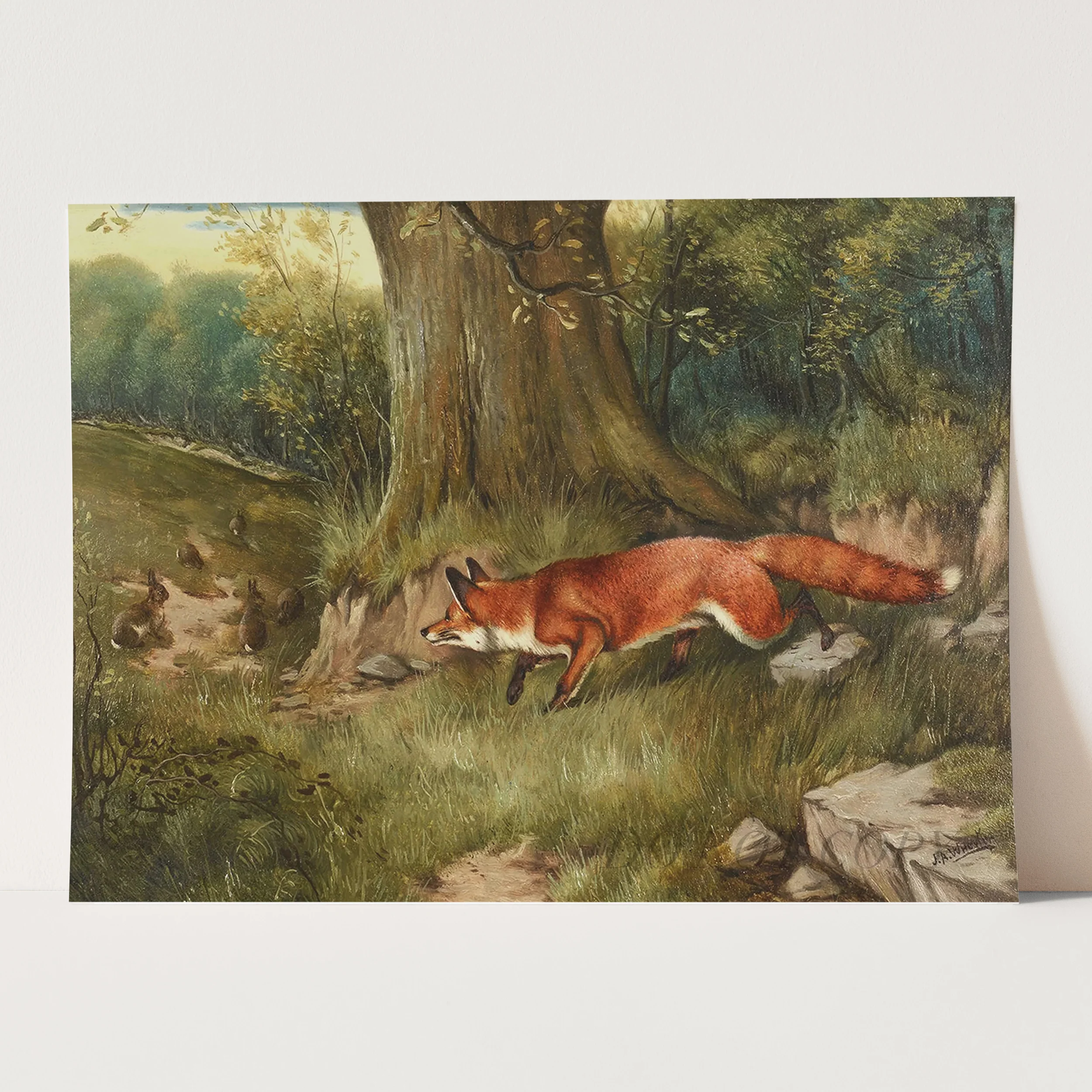 Fox Hunting Rabbits - Image 3