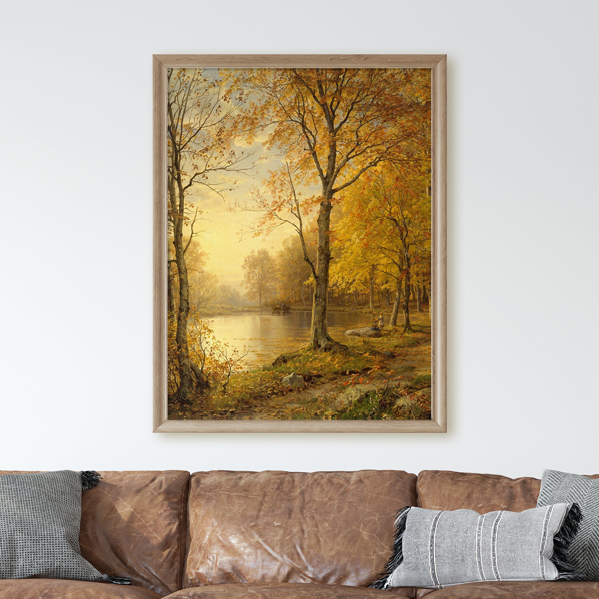Golden Trees By The River - Image 2