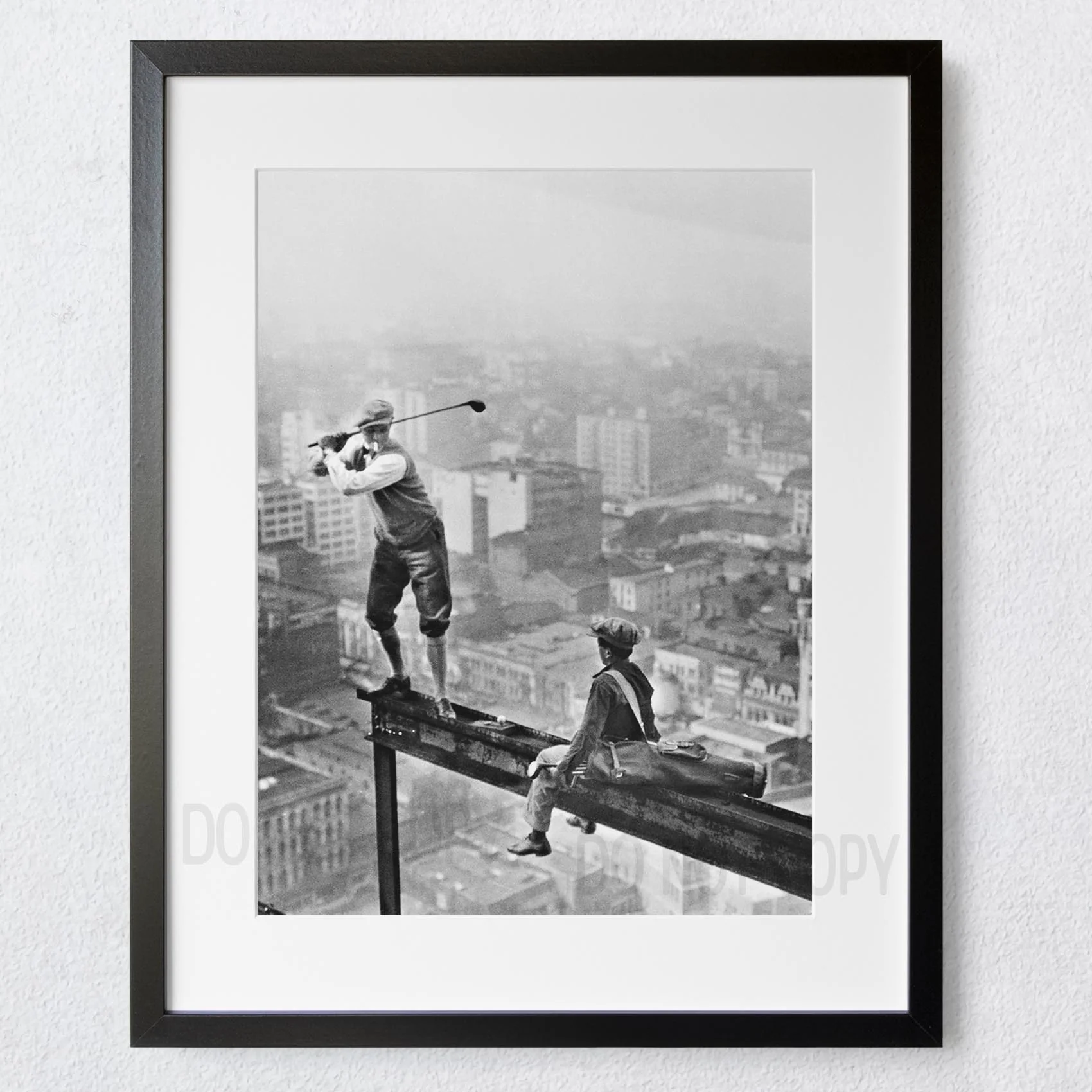Golfing On Top Of Skyscraper NYC 1930s - Image 3