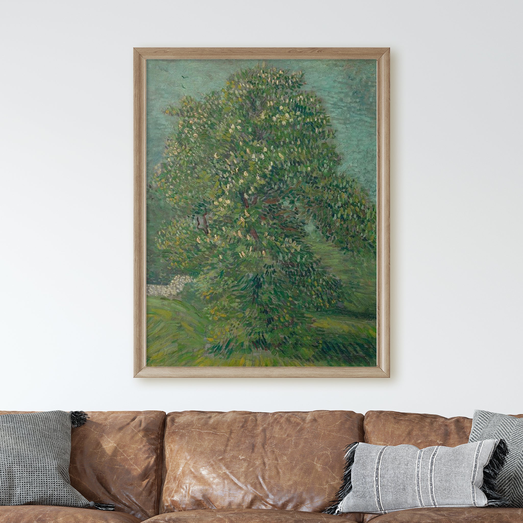 Horse Chestnut Tree in Blossom (1887) by Van Gogh - Image 2
