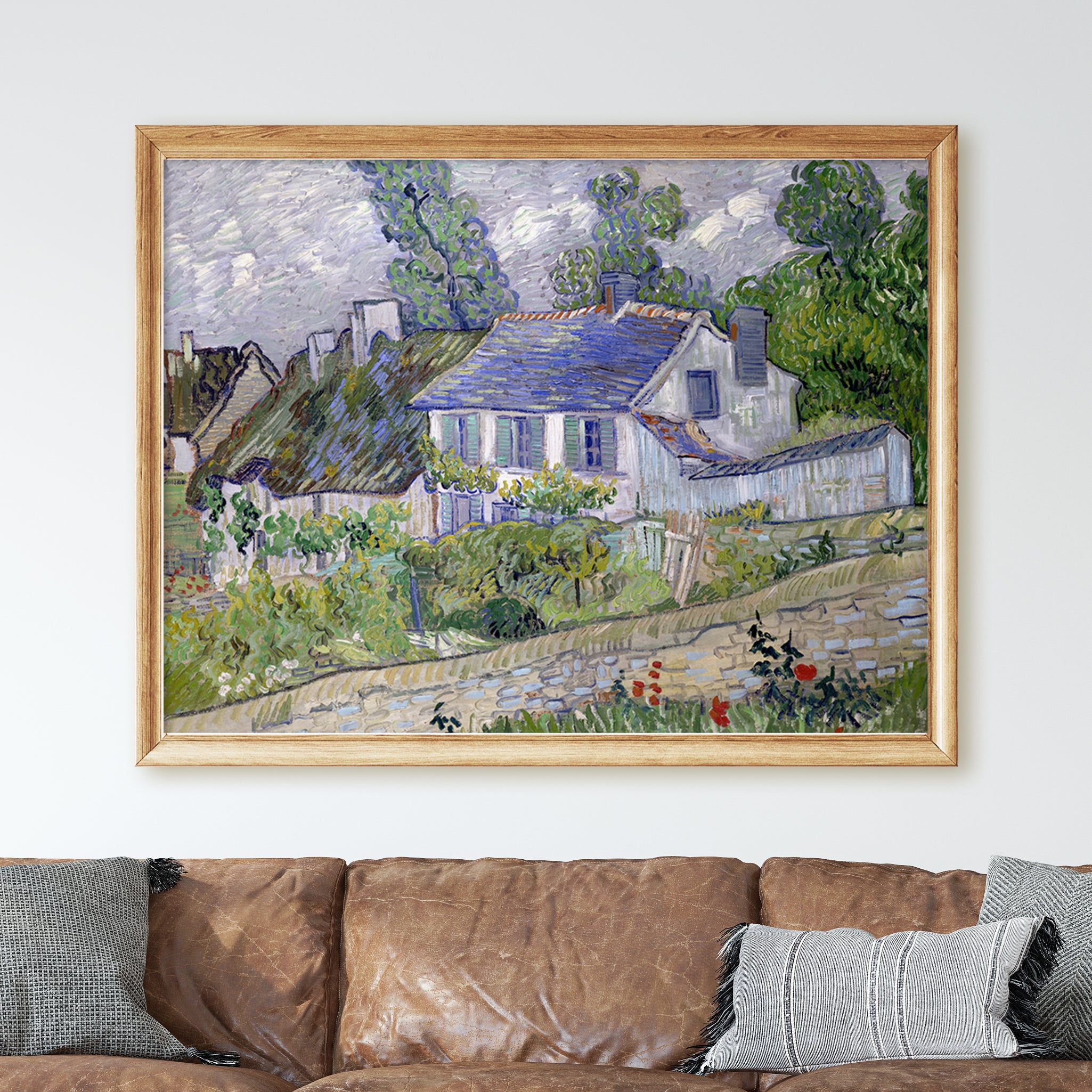 Houses at Auvers (1890) by Van Gogh - Image 2