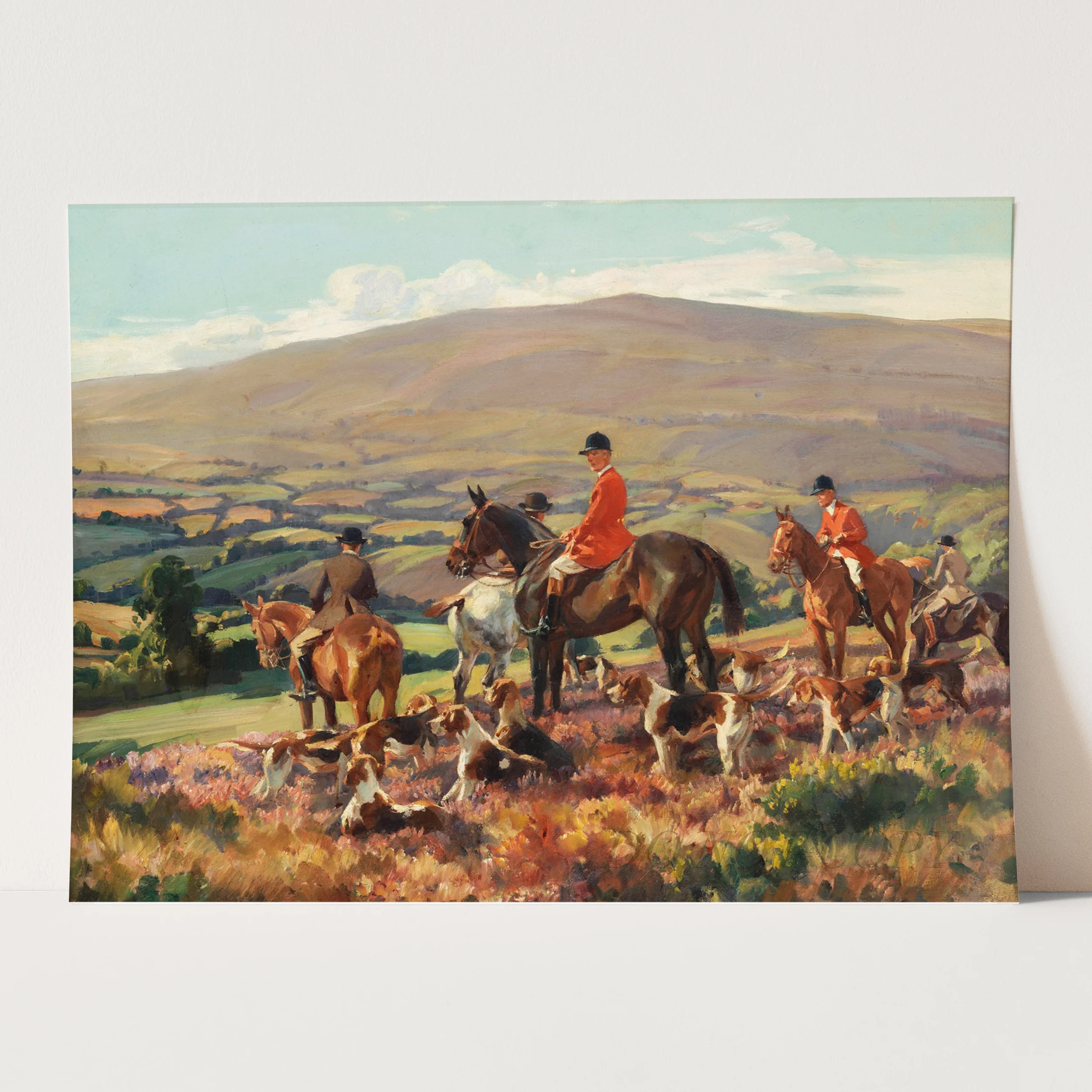 Huntsmen And Hounds On A Heather Moor - Image 3