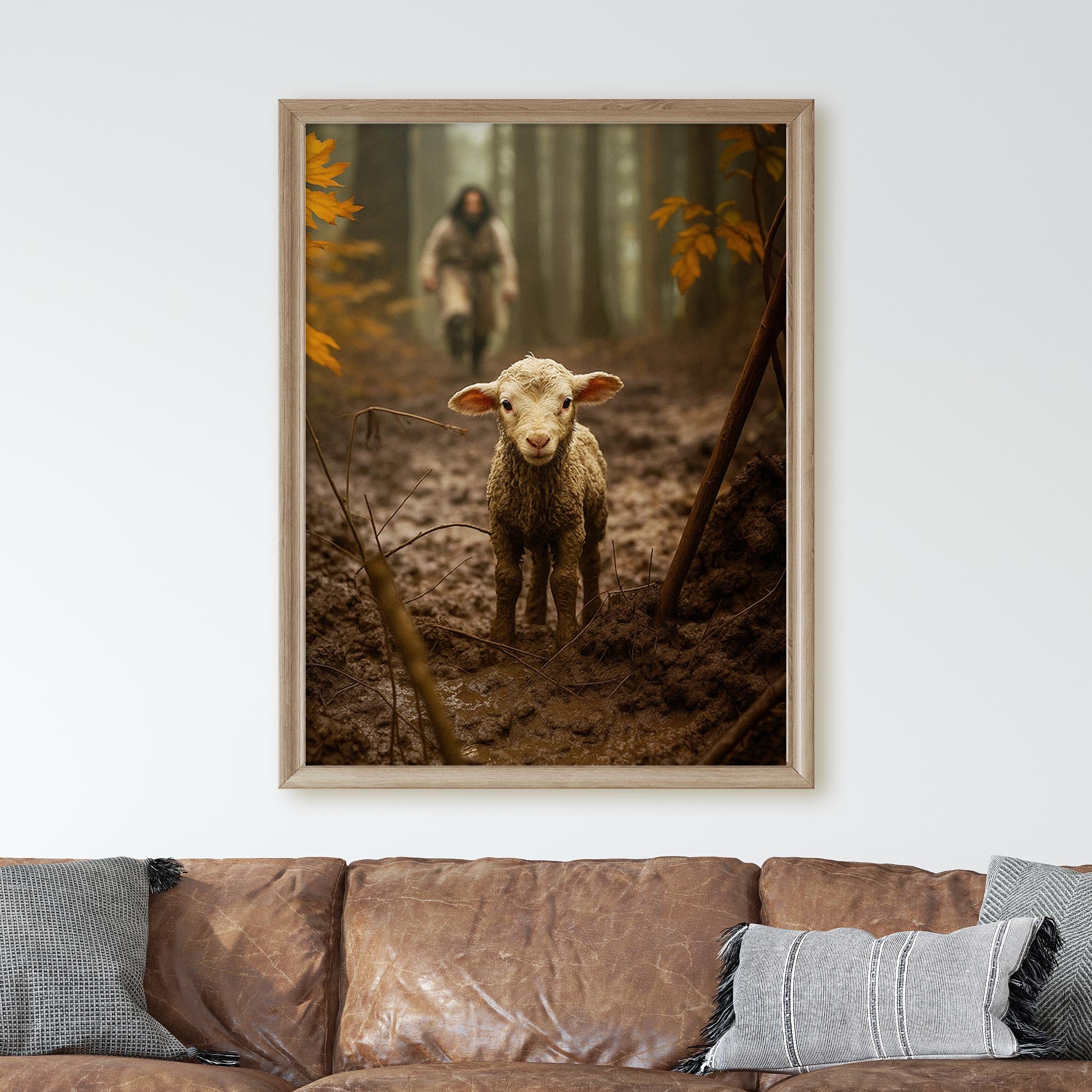 Jesus Finds The Lost Lamb - Image 2