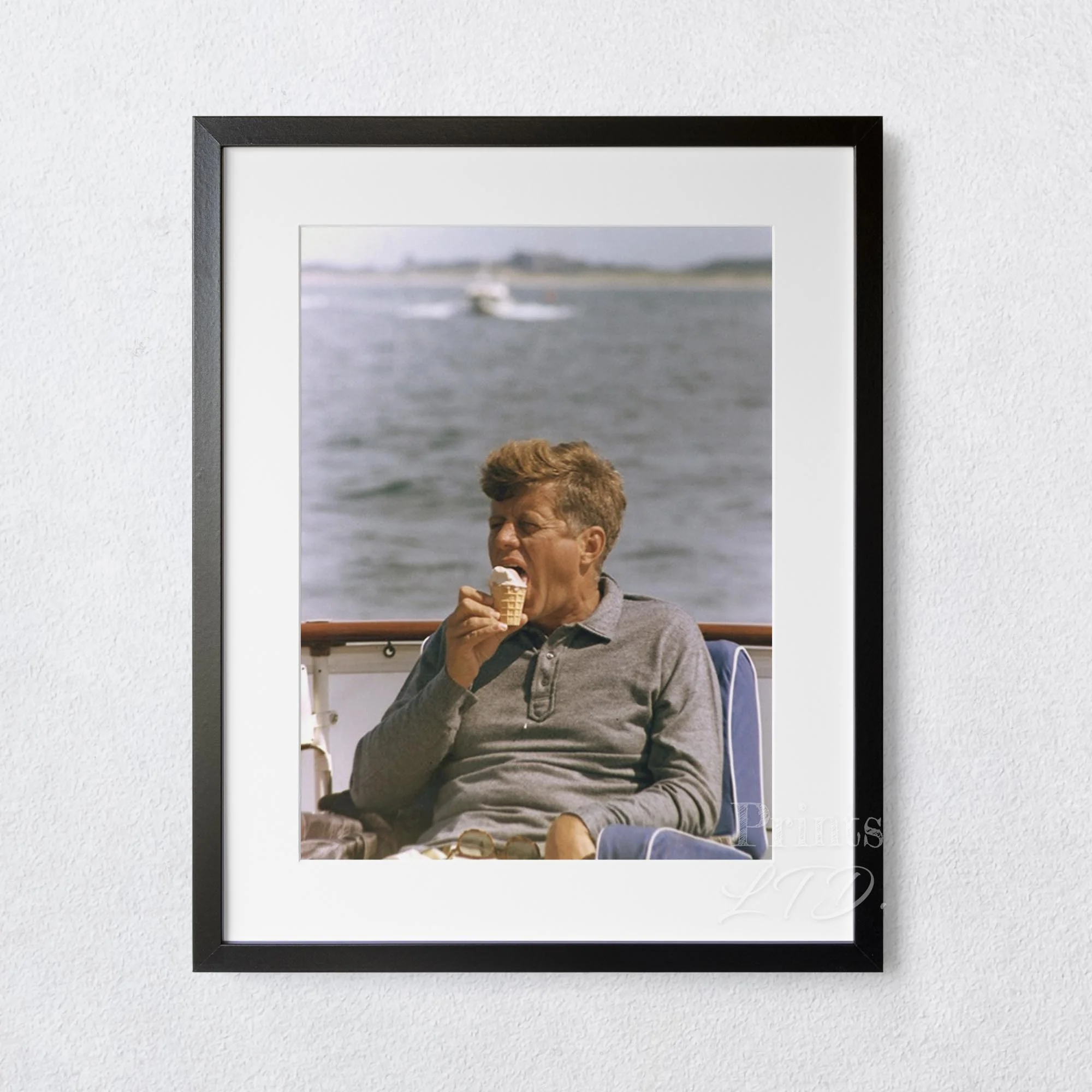 John F Kennedy (JFK) enjoys an ice cream, Cape Cod - Image 5