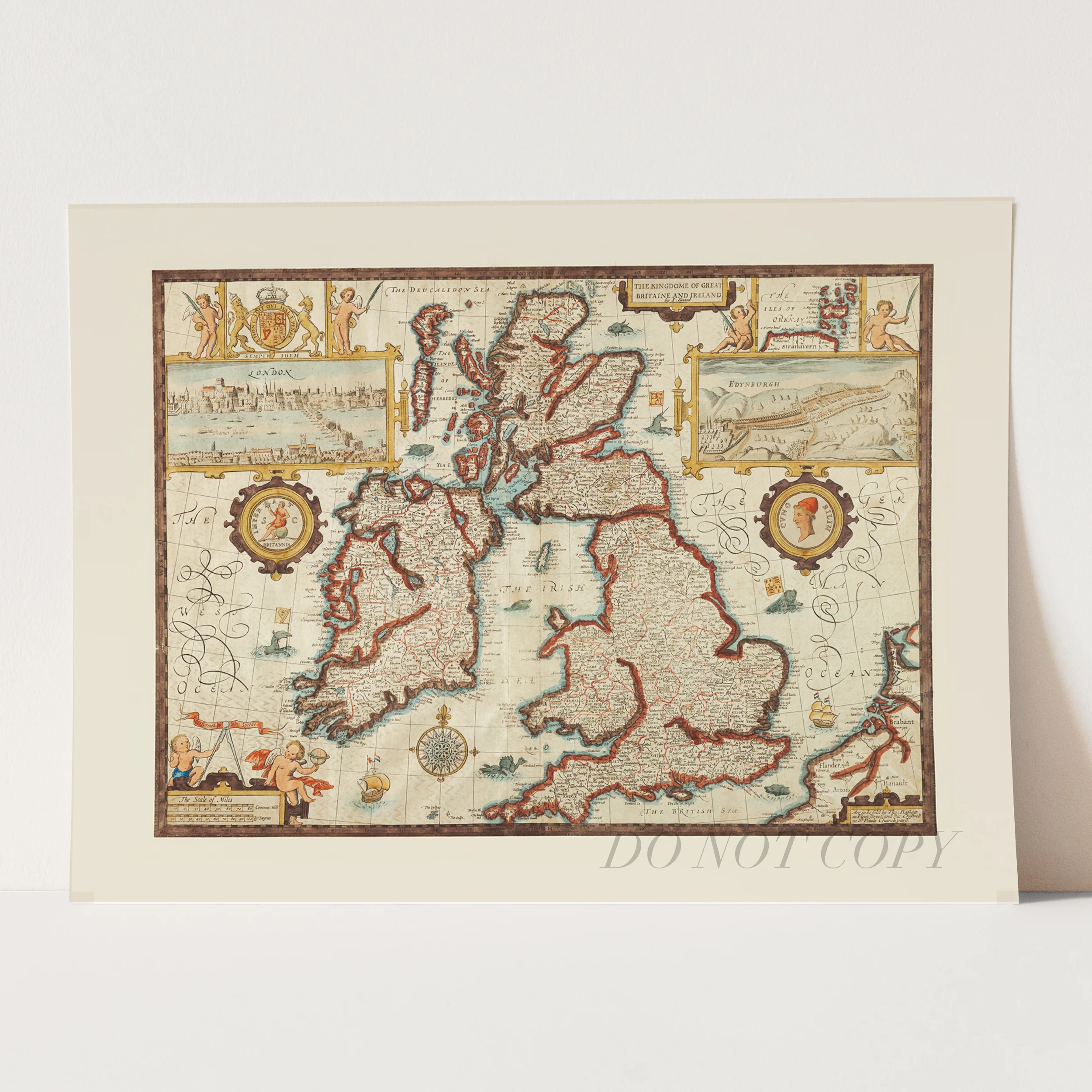 John Speede's British Isle Map (1770) - Image 3