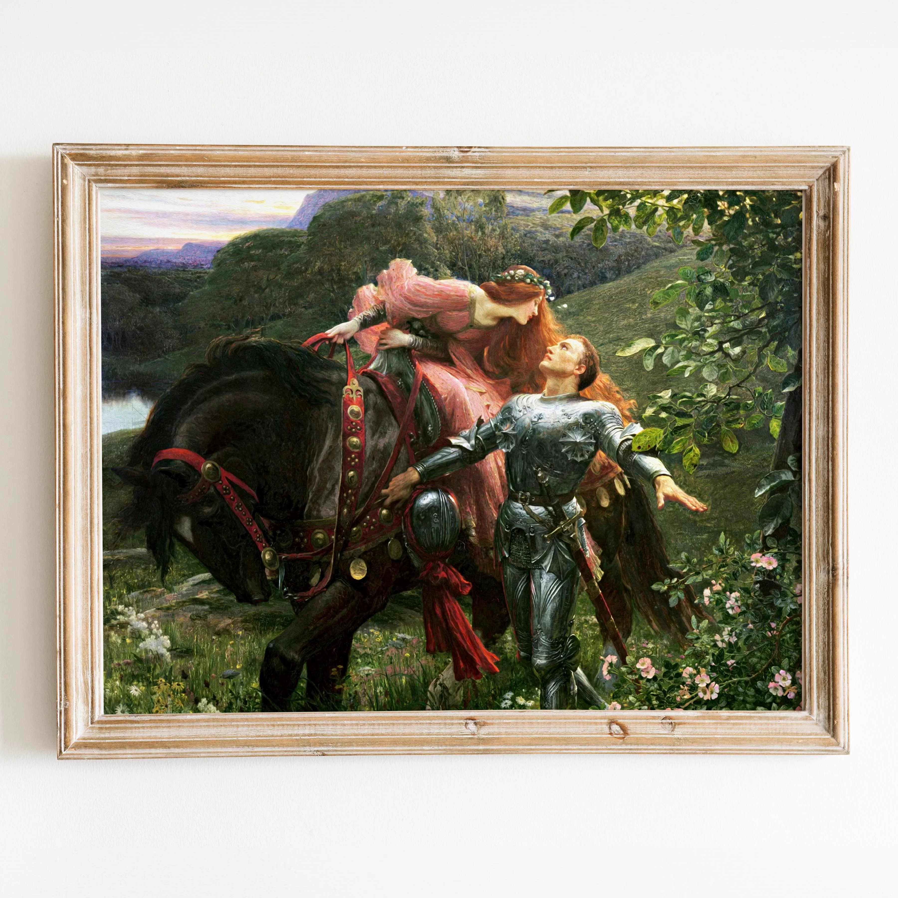 La Belle Dame Sans Merci By Sir Frank Dicksee