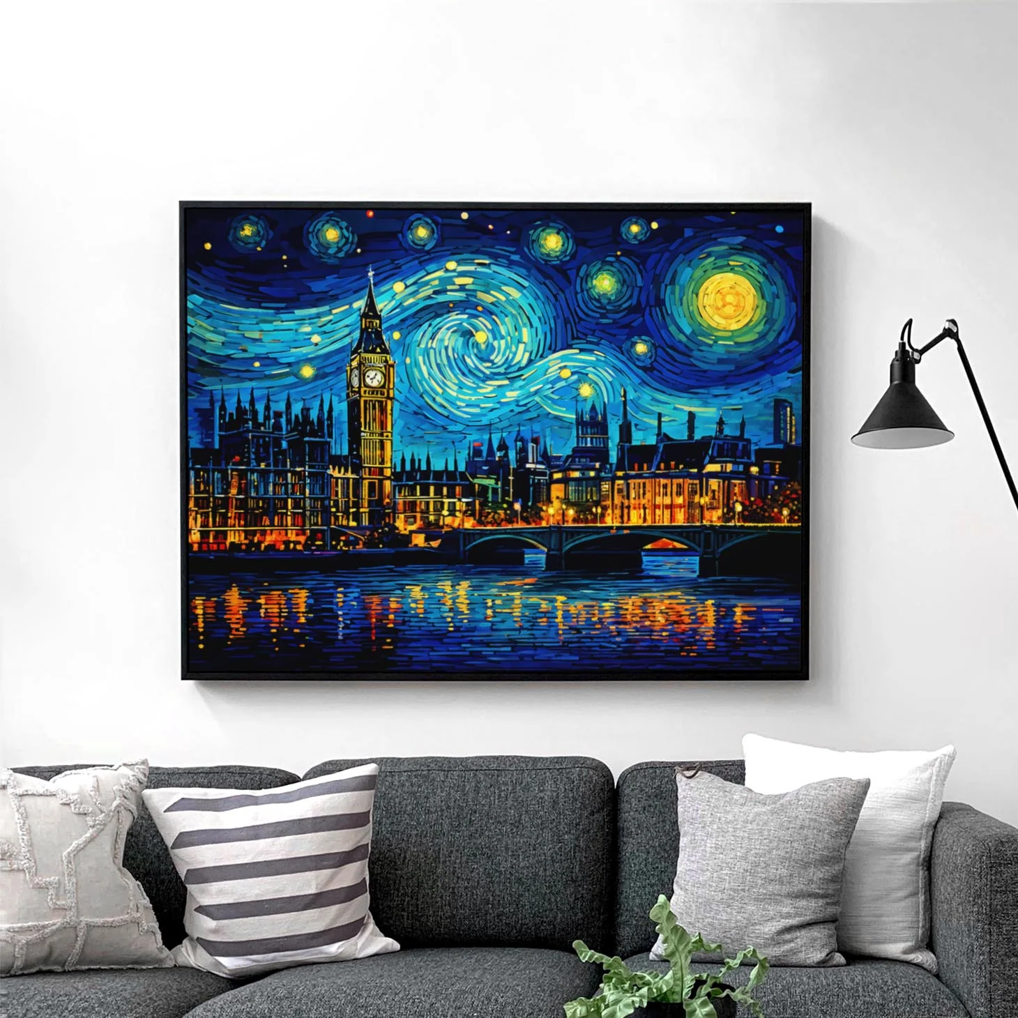 London England Van Gogh Starry Night - Image 2