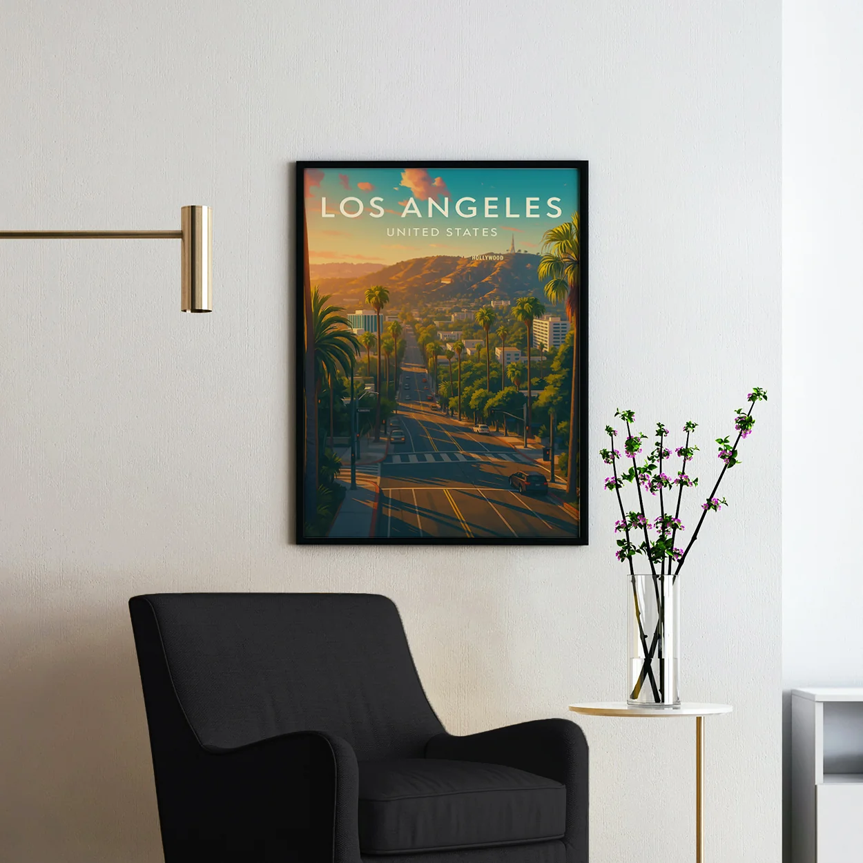 Los Angeles Vintage Travel Poster - Image 2
