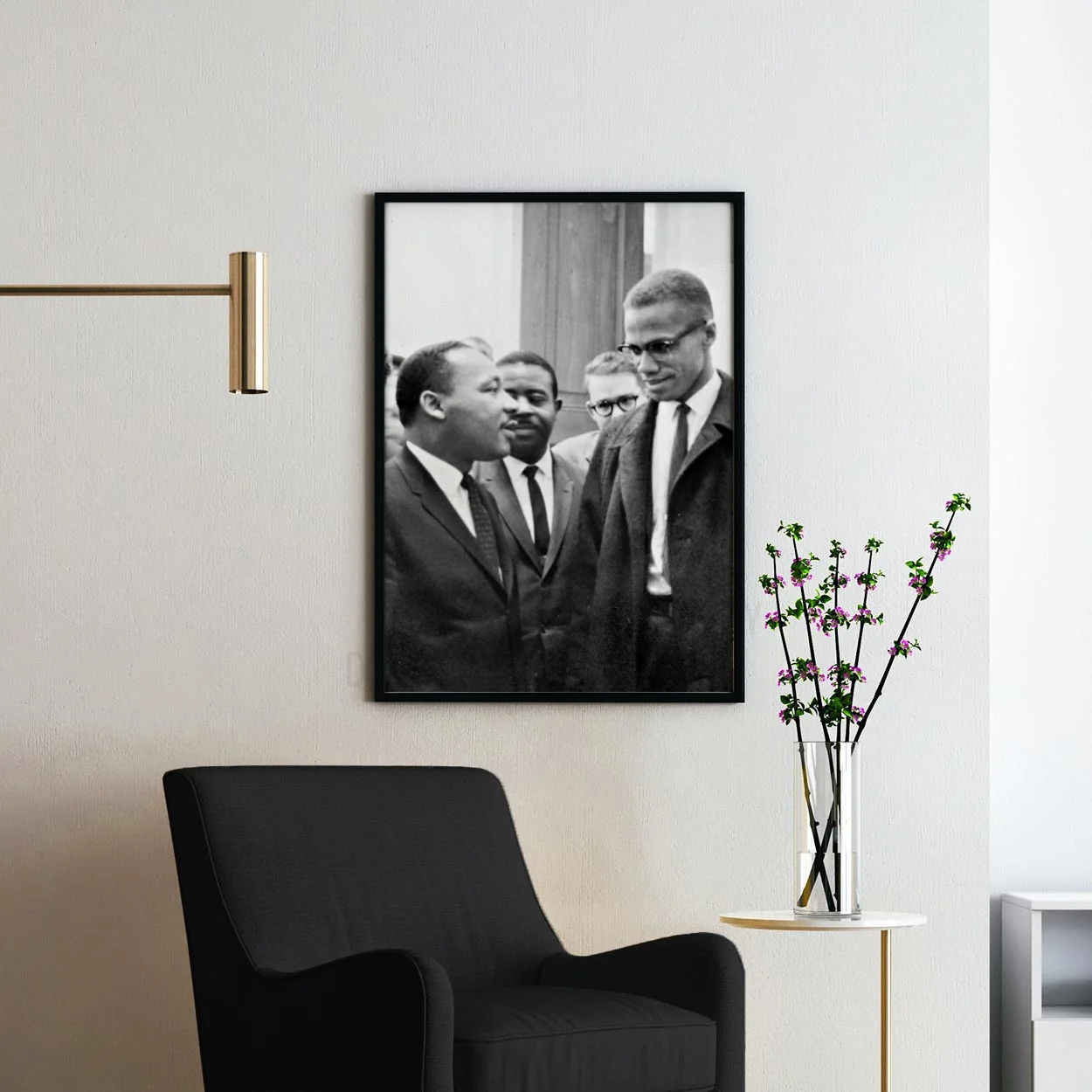 MLK Martin Luther King Jr & Malcolm X - Image 2