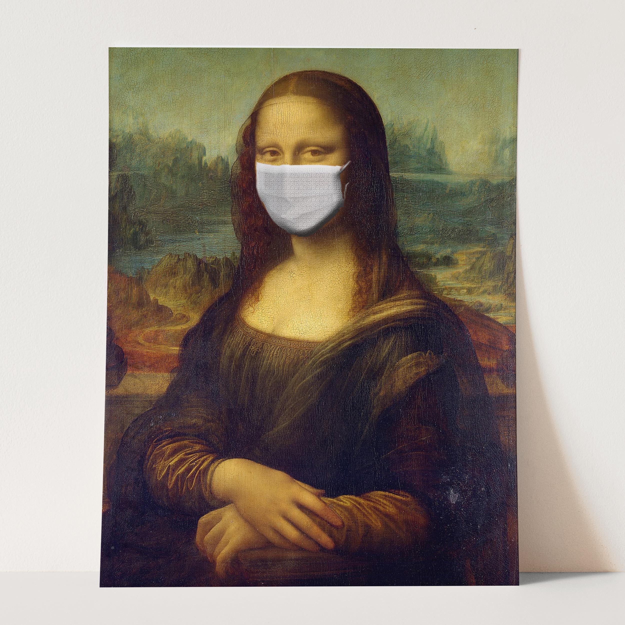 Mona Lisa Wearing A Face Mask - Image 3