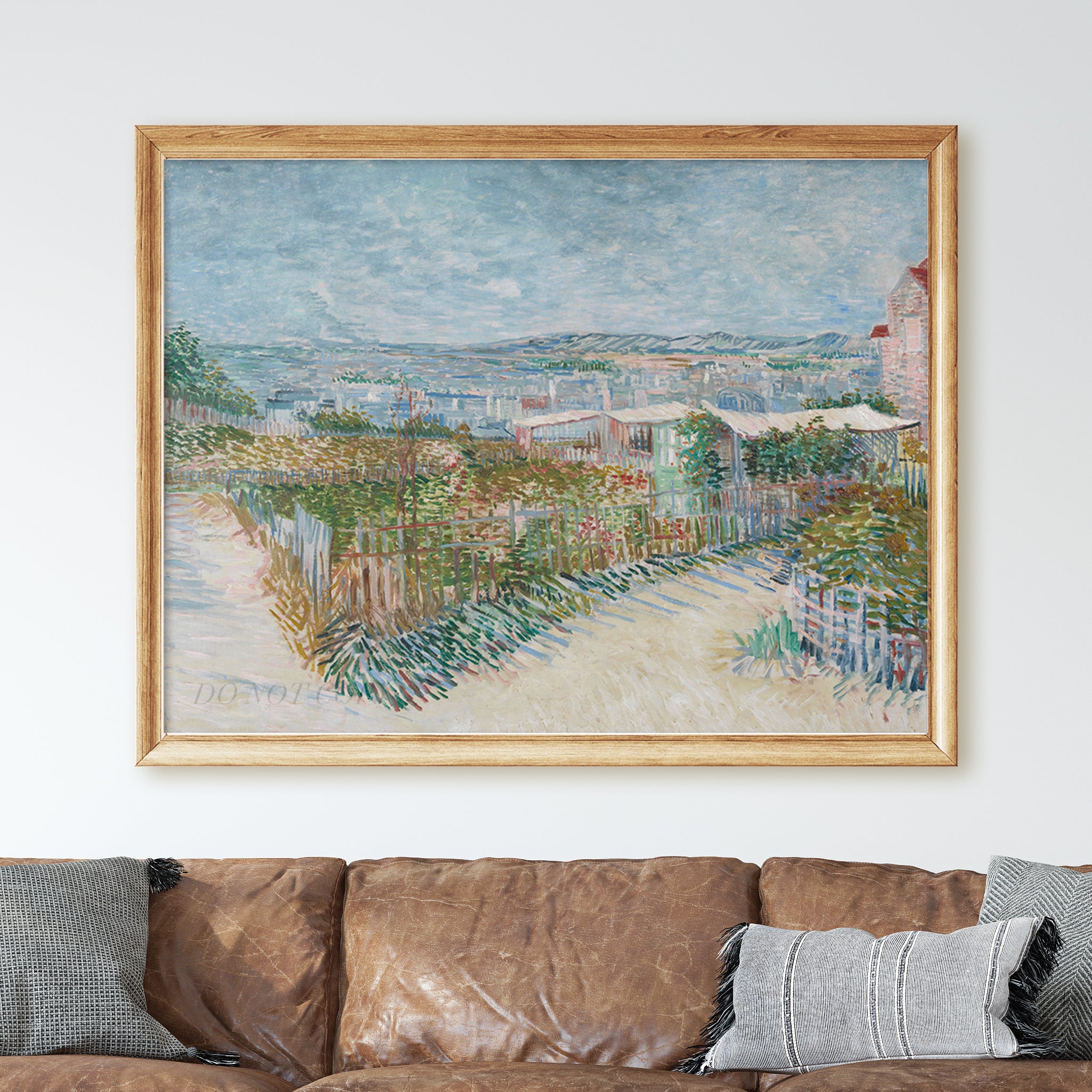 Montmartre: Behind the Moulin de la Galette (1887) by Van Gogh - Image 2
