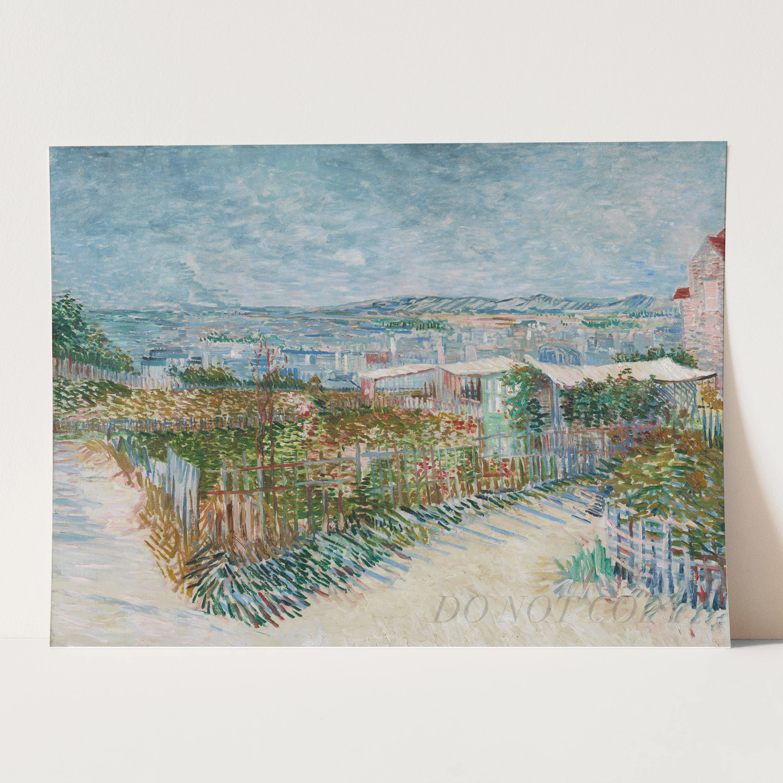 Montmartre: Behind the Moulin de la Galette (1887) by Van Gogh - Image 3