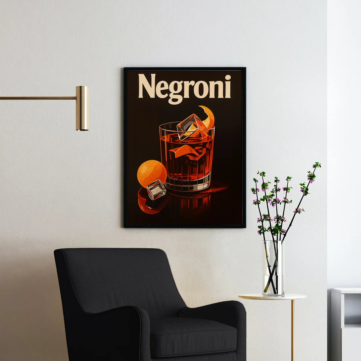 Negroni Vintage Drinks Poster - Image 2