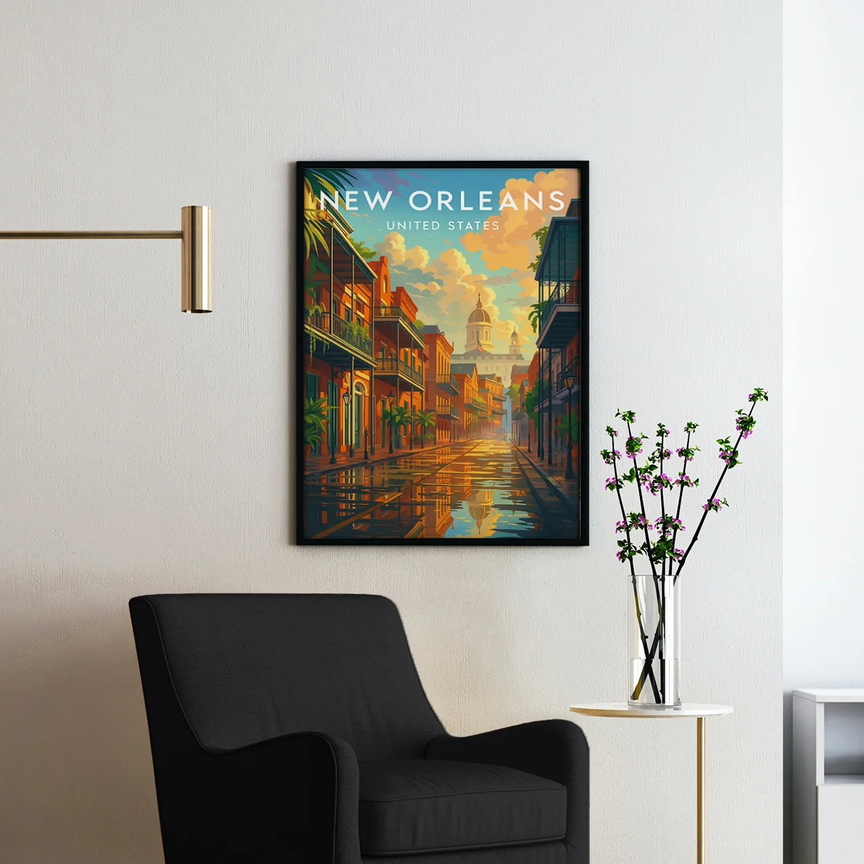 New Orleans Vintage Travel Poster - Image 2