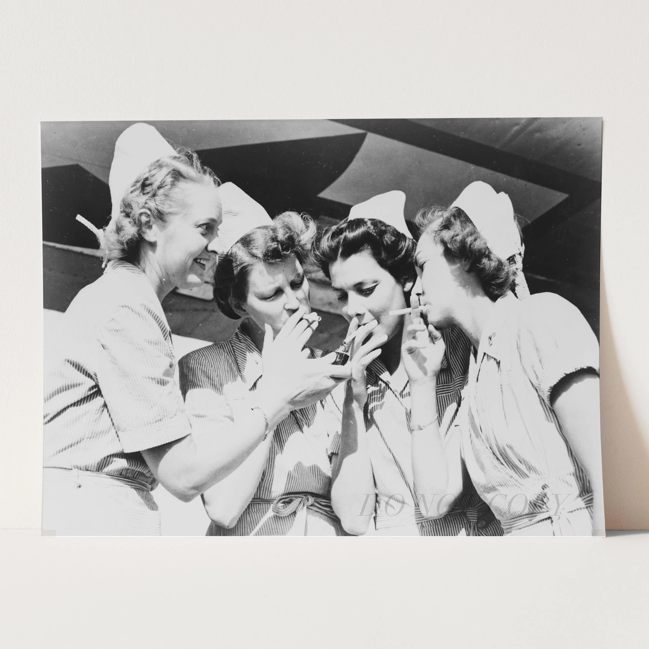 Nurses Smoking Cigarettes - Image 3