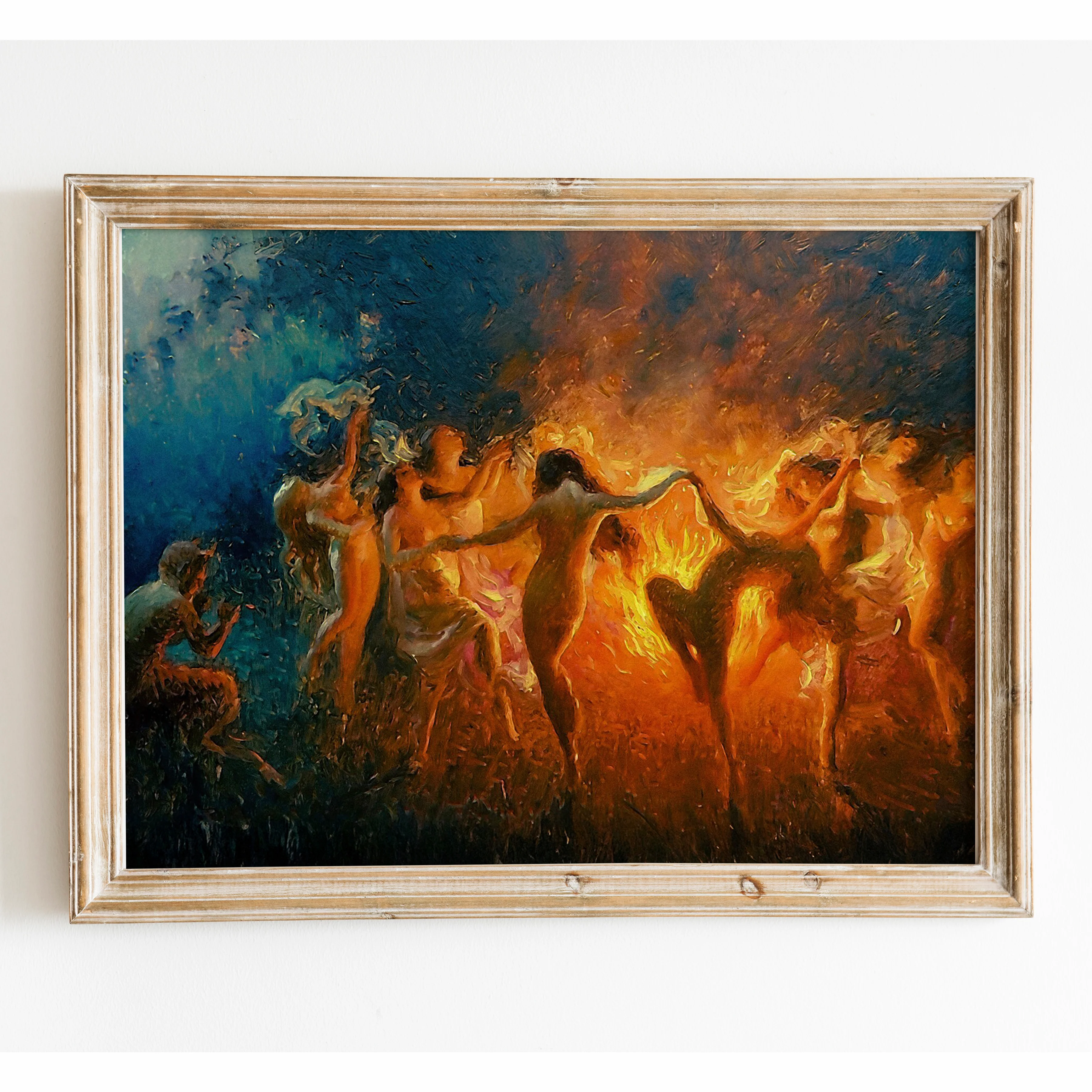 Nymphs Dancing to Pans Flute by Joseph Tomanek