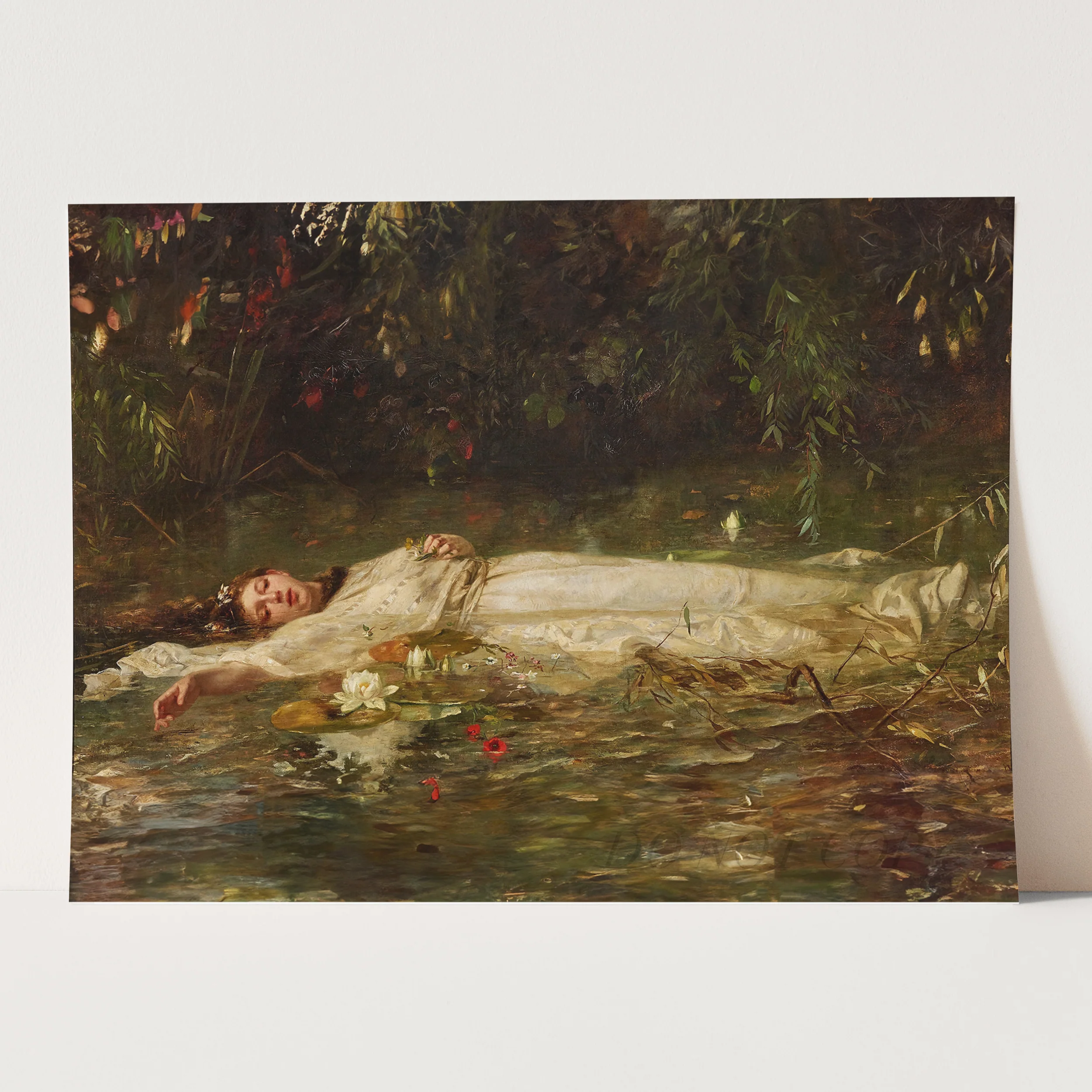 Ophelia by Friedrich Wilhelm Theodor Heyser - Image 3