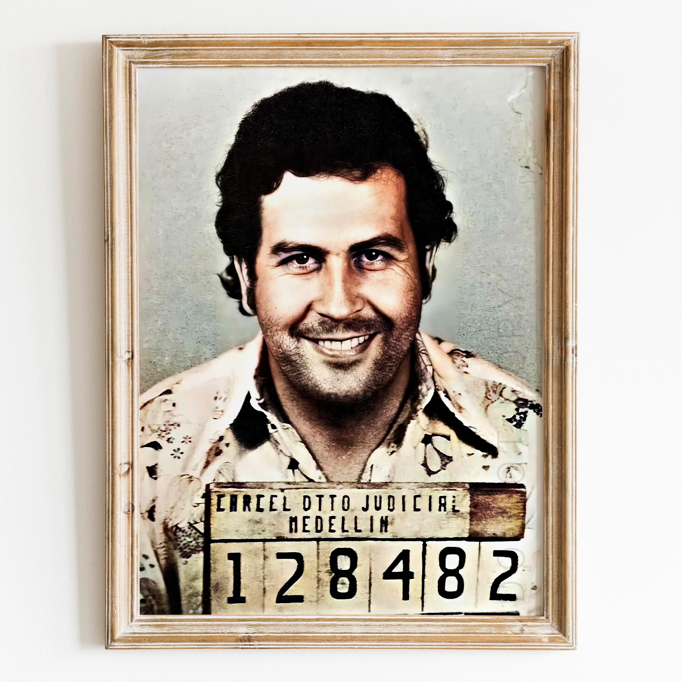 Pablo Escobar Prison Mug Shot