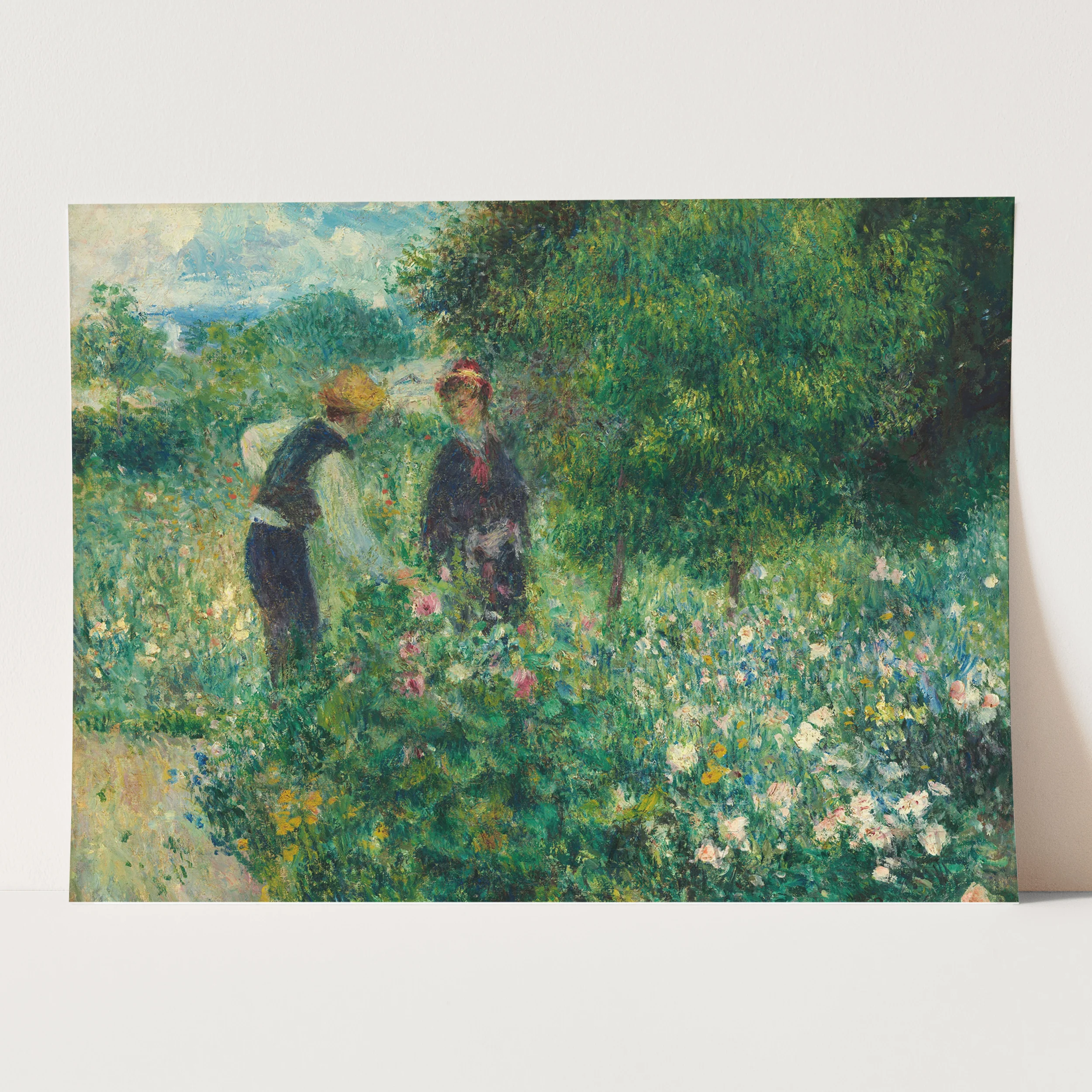 Picking Flowers (1875) by Renoir - Image 3