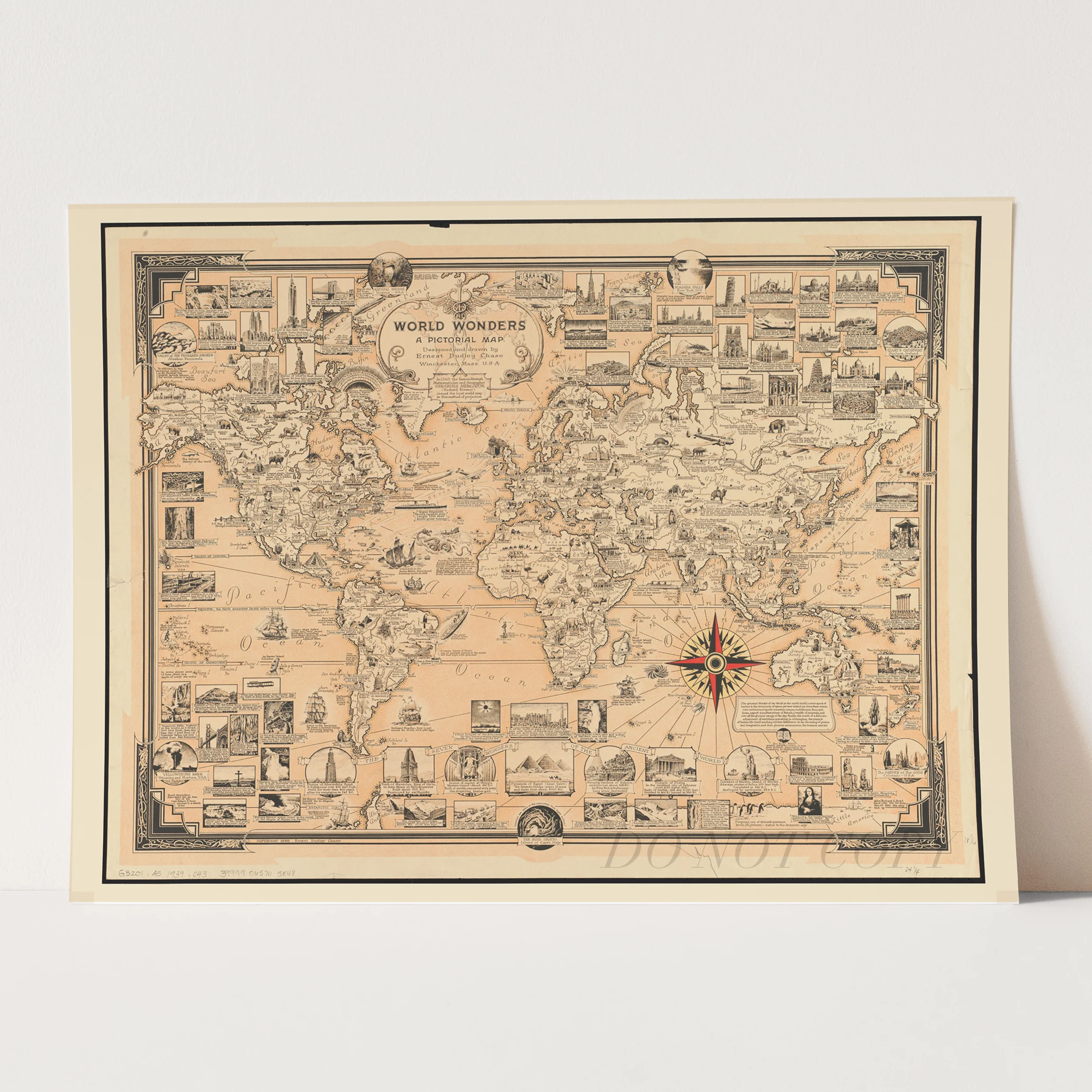 Pictorial Map of the World - Image 3