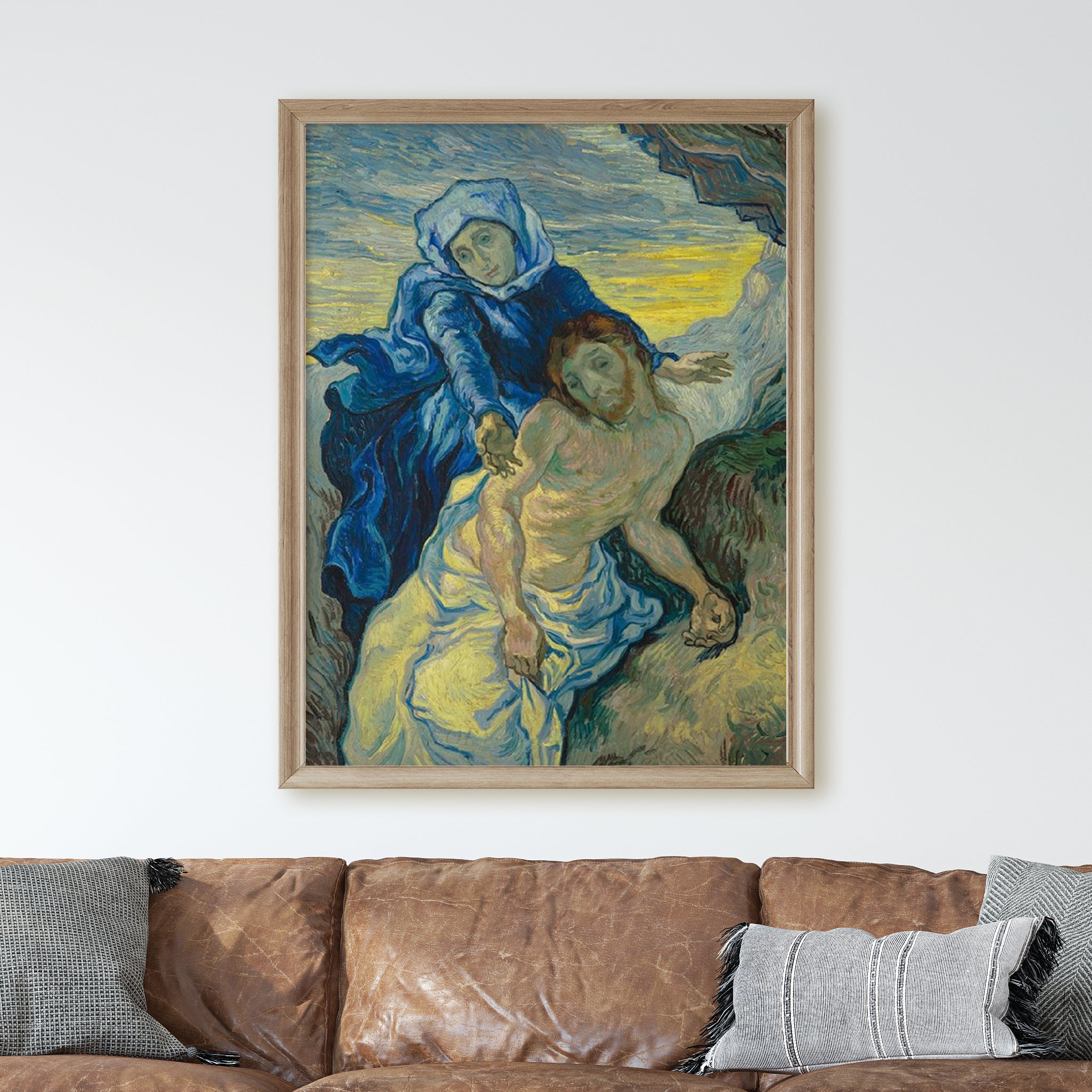Pietà (after Delacroix) (1889) by Van Gogh - Image 2