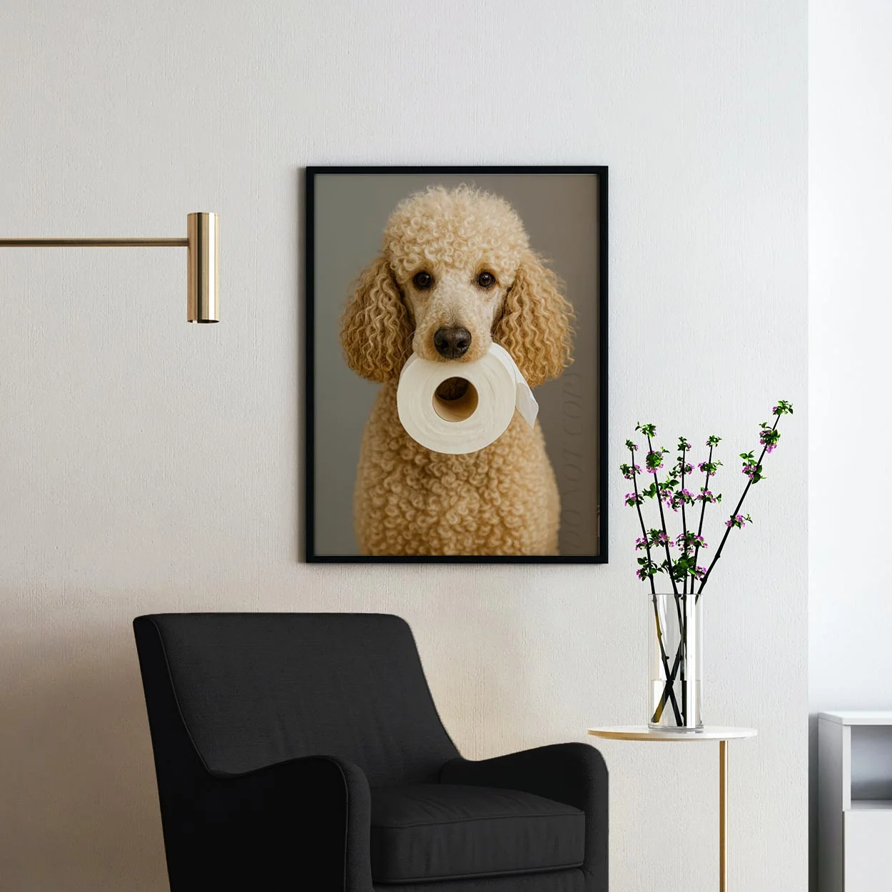Poodle Dog Toilet Paper - Image 2
