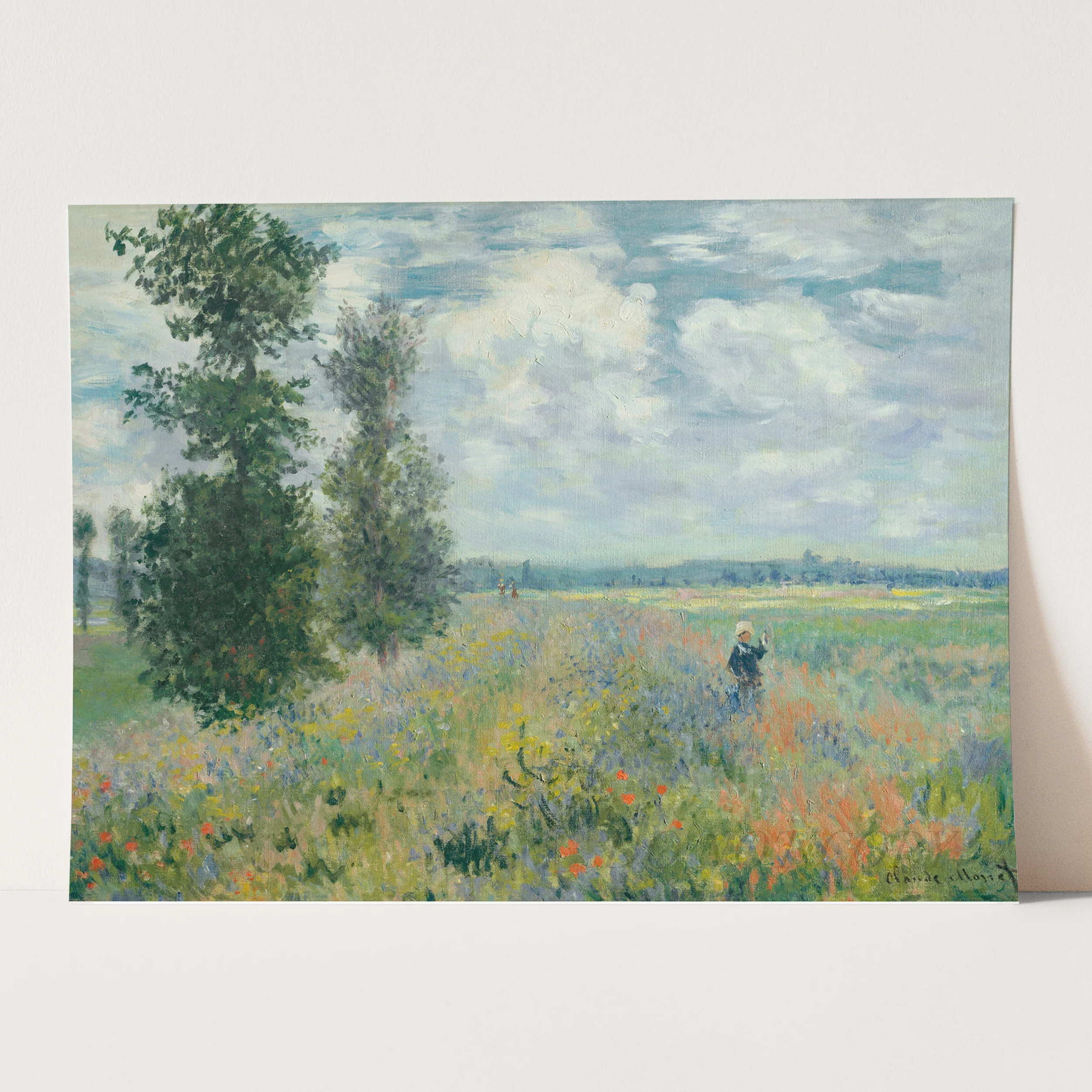 Poppy Fields near Argenteuil (1875) by Claude Monet - Image 3