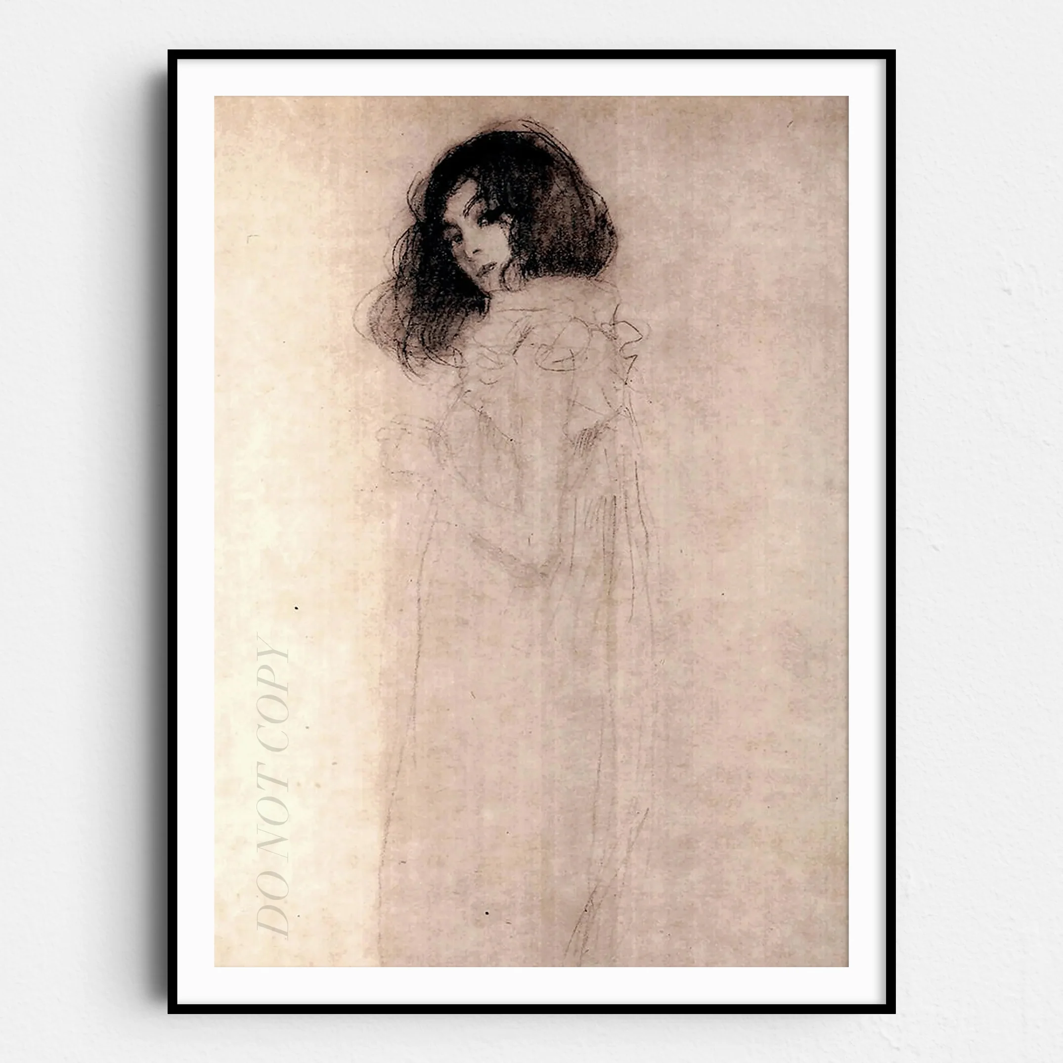Portrait of a Young Woman by Gustav Klimt
