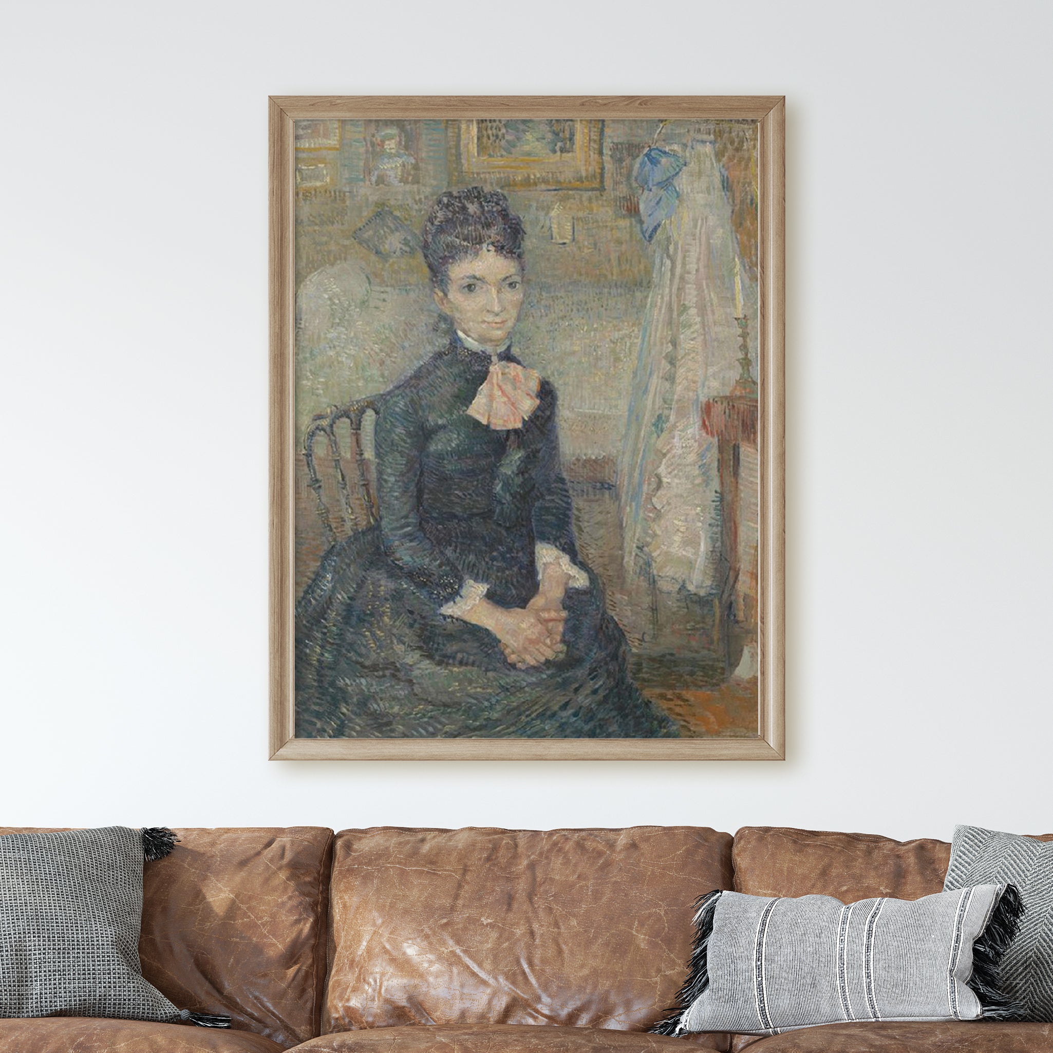 Portrait of Léonie Rose Charbuy-Davy (1887) by Van Gogh - Image 2